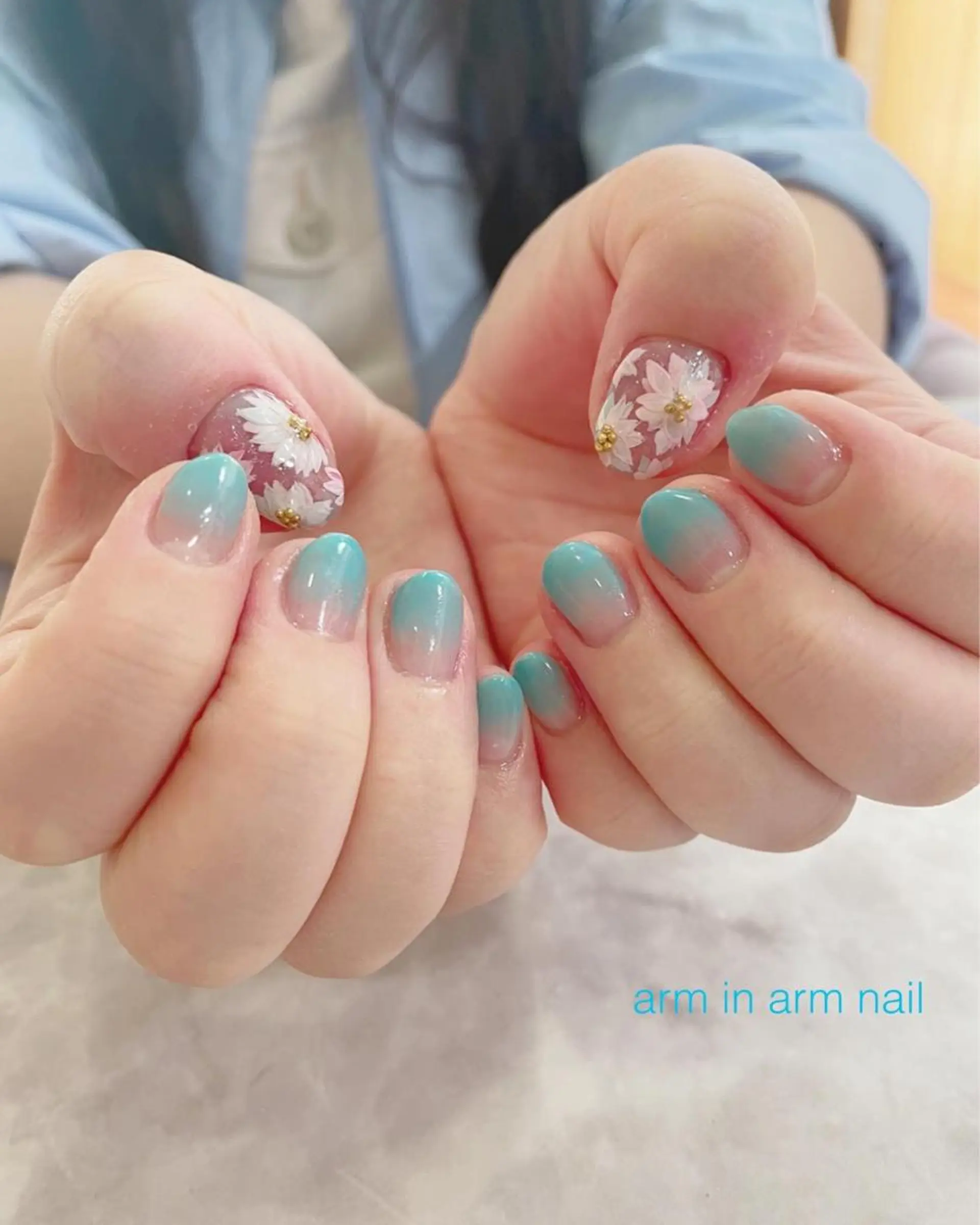 ネイル arm in arm ︎✿Yamamotoのマツエク・マツパデザイン
