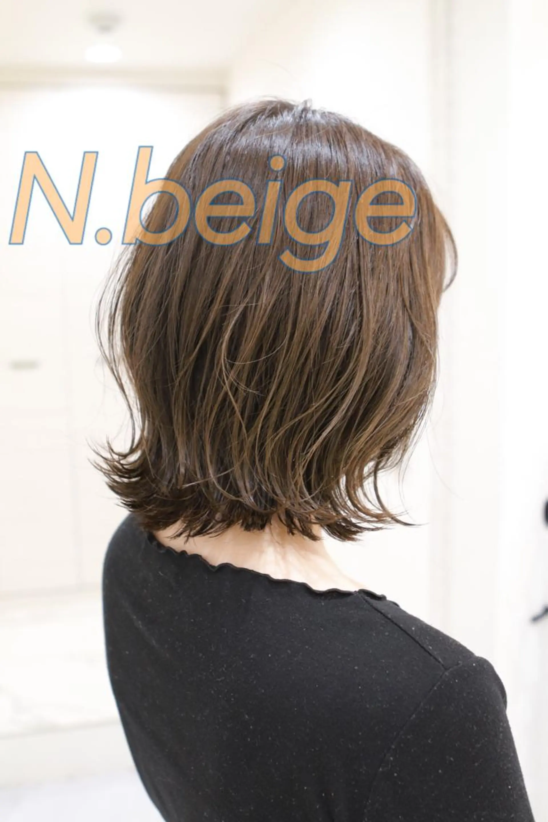 ミディアム カラー ベージュカラー カット ヘアカラー トリートメント 斉藤 貴也のヘアスタイル