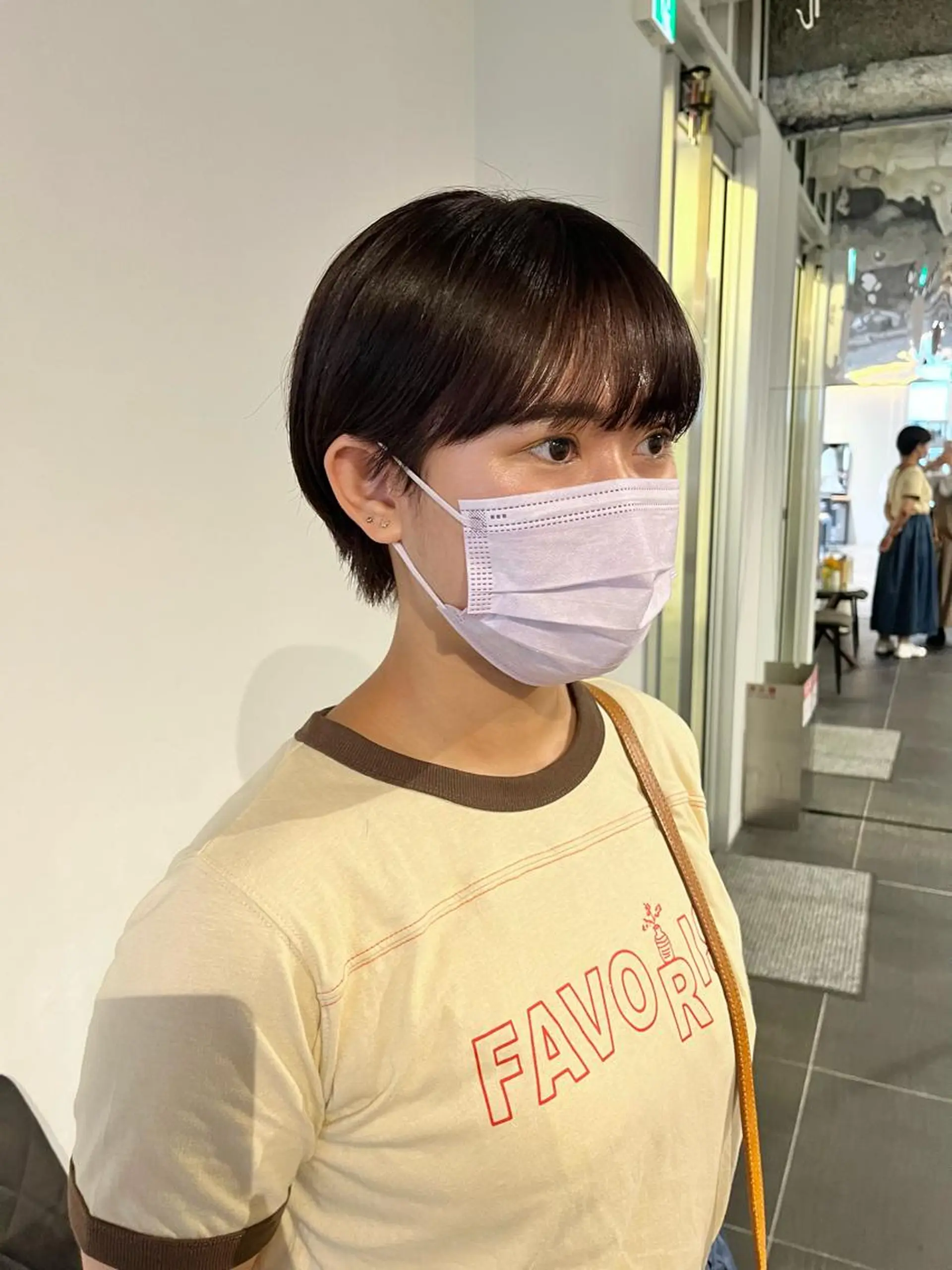 ショート カラー ショートボブ ハンサムショート ブラウンカラー 透明感カラー イルミナカラー カット ヘアカラー ショート/パーマ/ カラー/FUKOのヘアスタイル