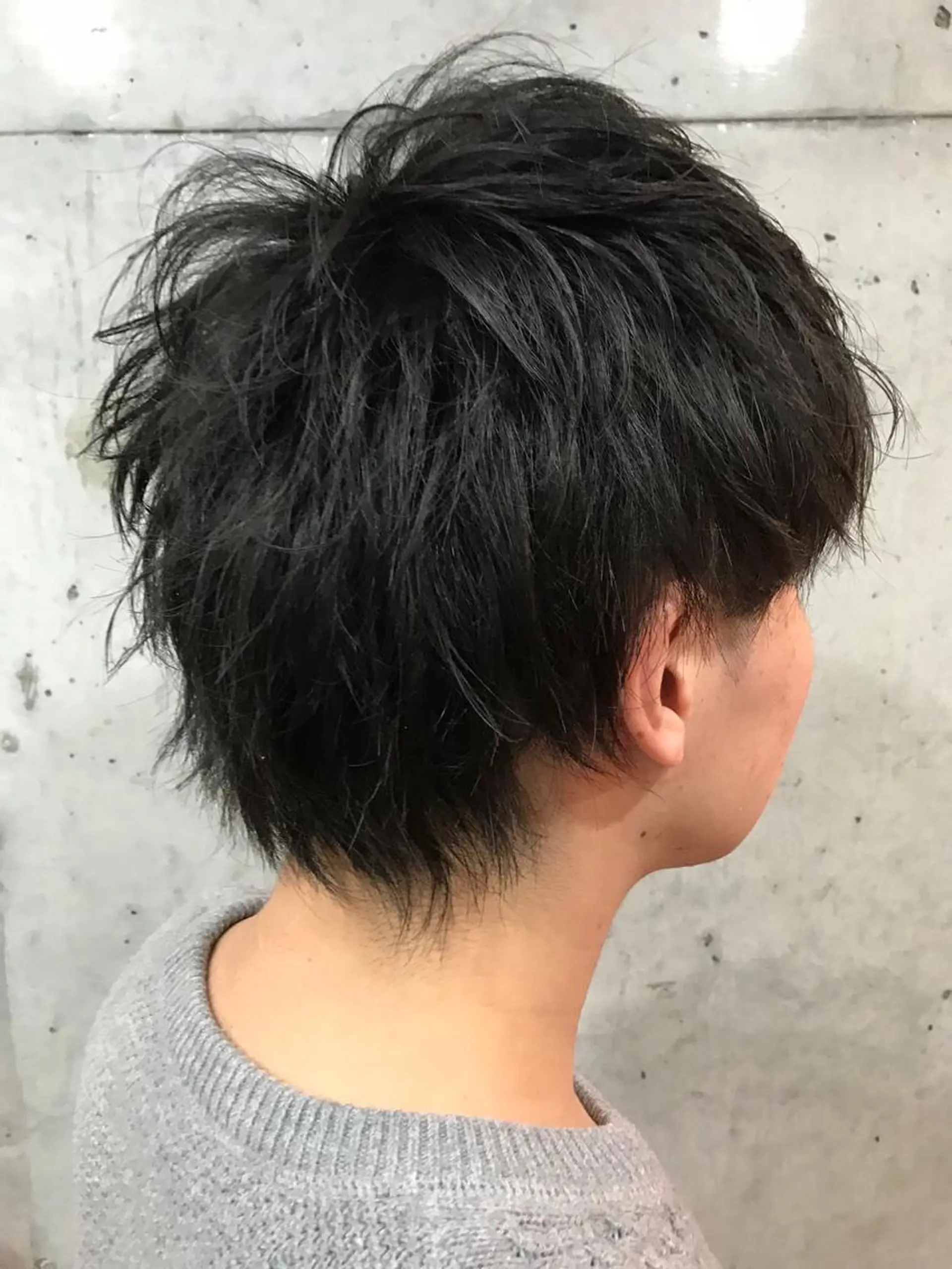 メンズ メンズウルフカット ウルフカット 高円寺　メンズカット 武内和樹のヘアスタイル