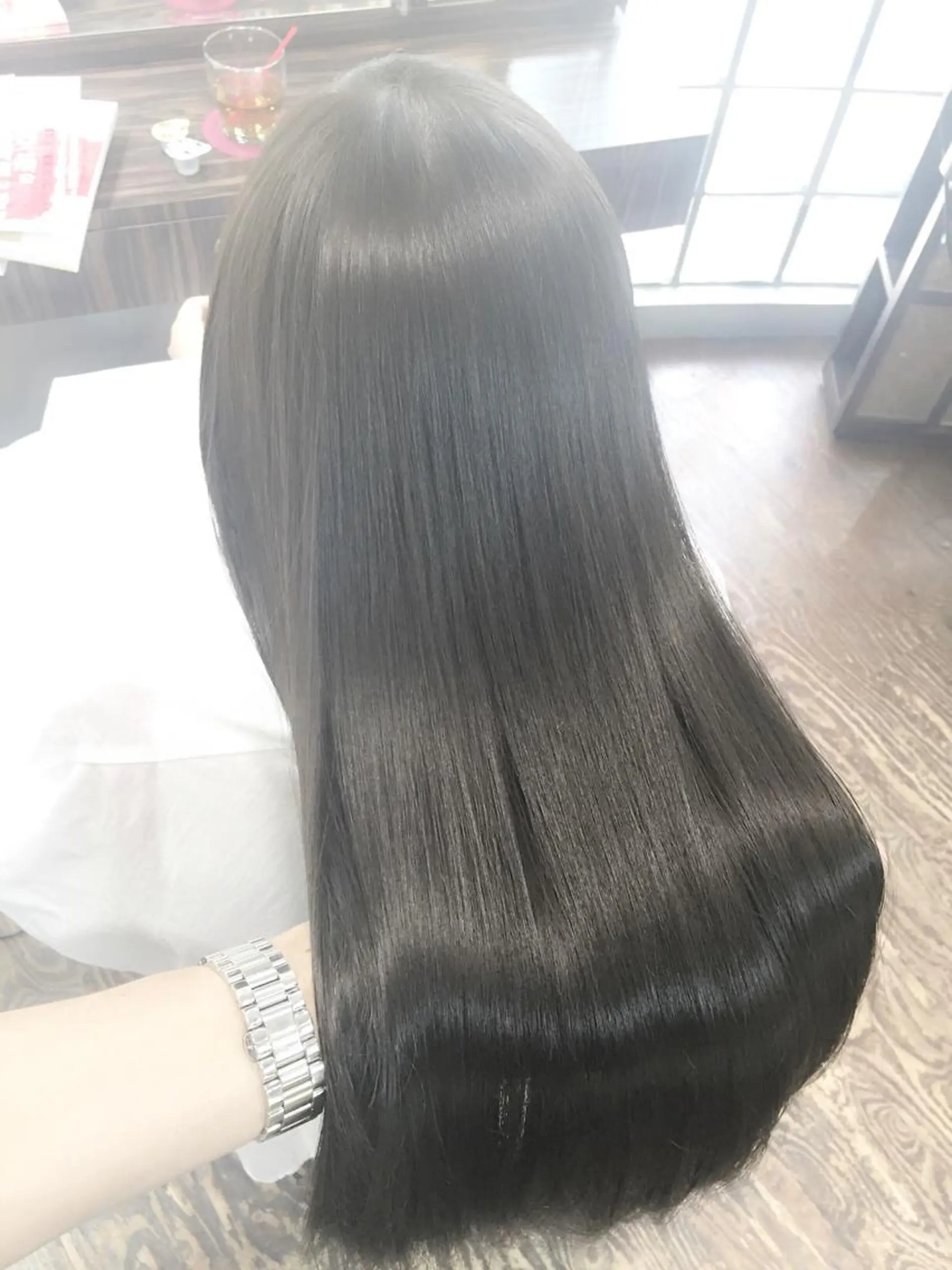 カラー アッシュ アッシュグレー ヘアカラー トリートメント ヘッドスパ グレージュ/髪質改善 Yamato.hのヘアスタイル