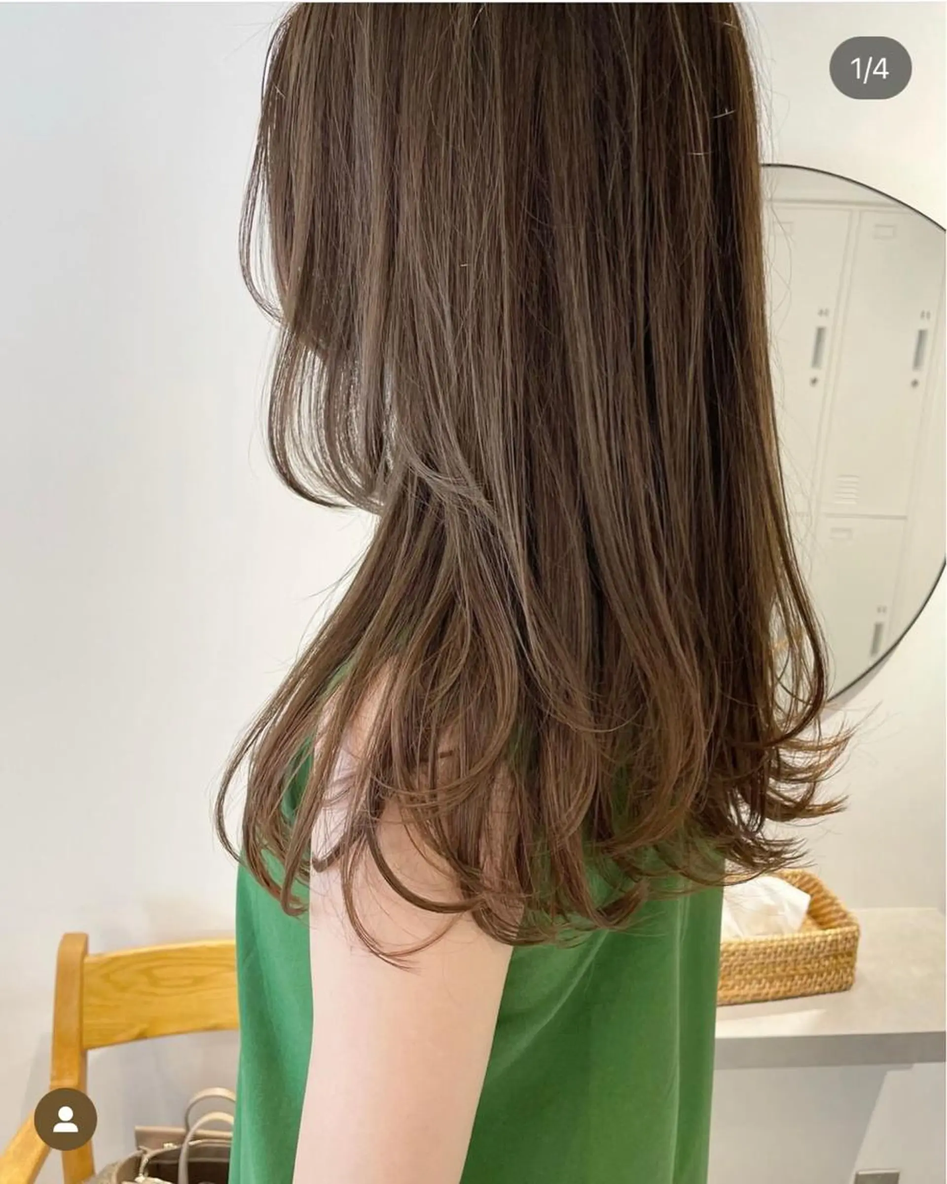 ロング カット ヘアカラー 箱崎 凪沙のヘアスタイル