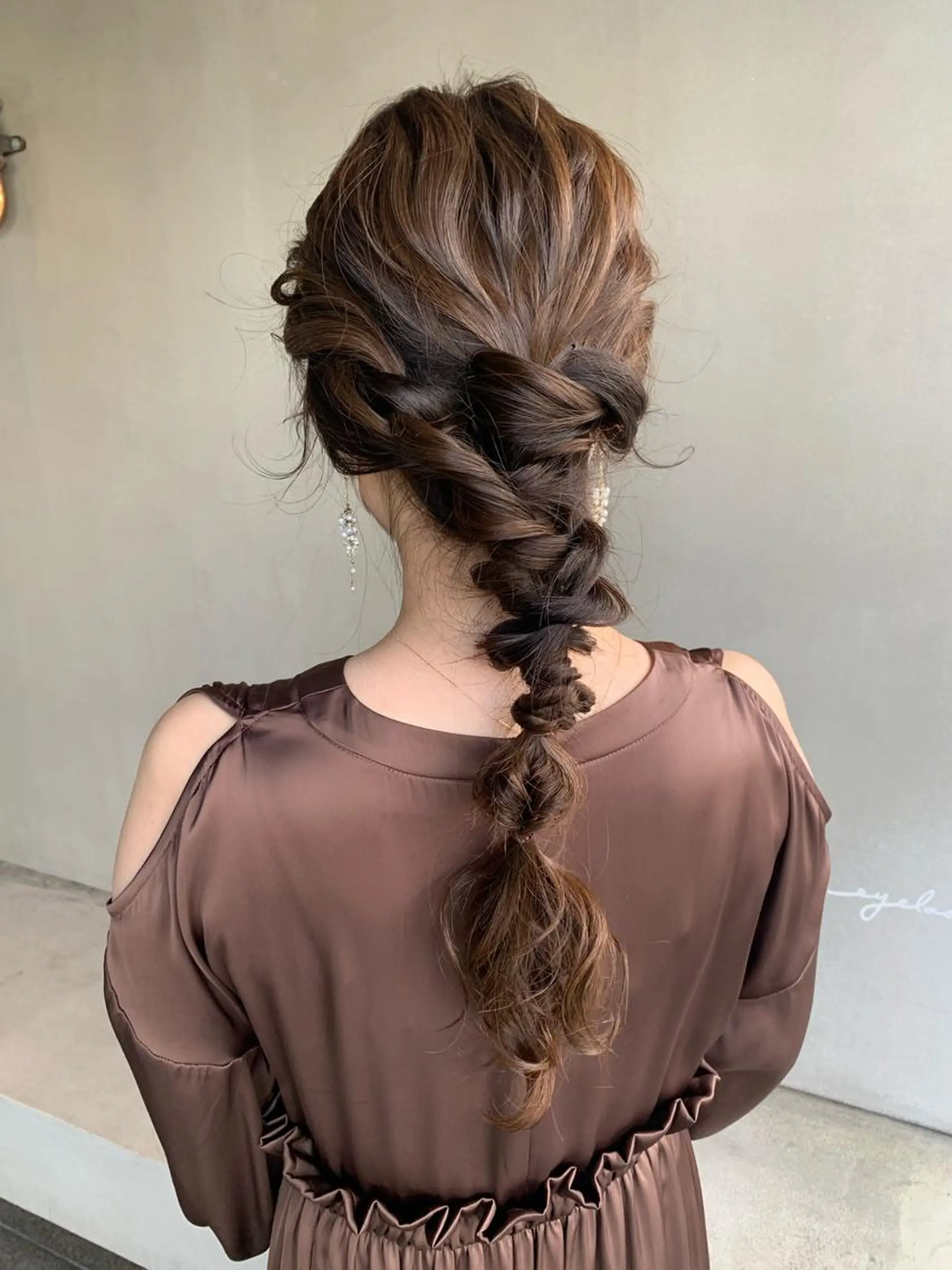 ヘアアレンジ ヘアセット ブリーチ/アレンジ 天満/chihiroのヘアスタイル