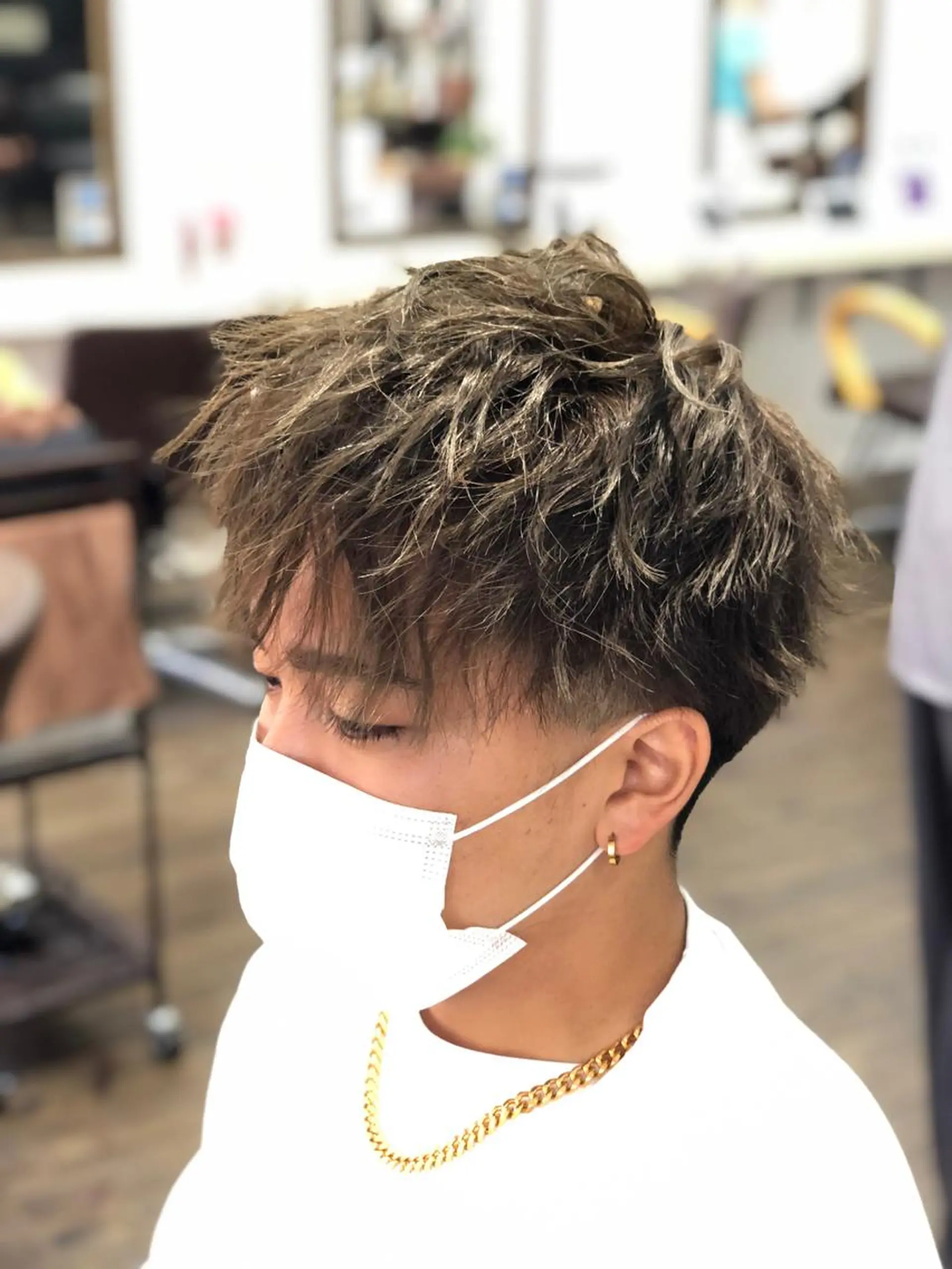 ショート カット 髪質改善ストレートo rメンズスタイル今岡のヘアスタイル