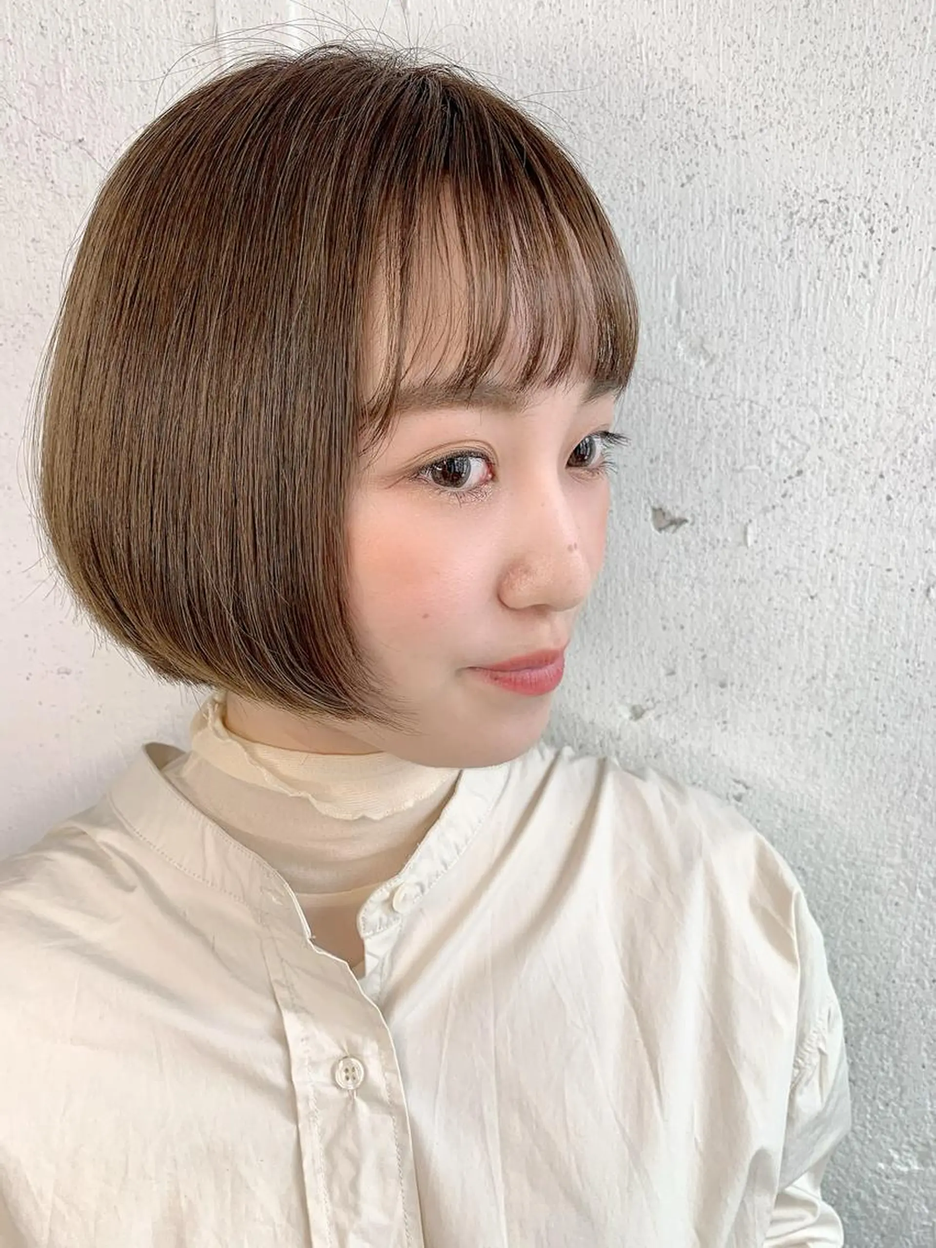 ショート カラー ベージュカラー ボブ カット ヘアカラー トリートメント 💛丁寧さNo.🥇 🧸片山智裕💛のヘアスタイル