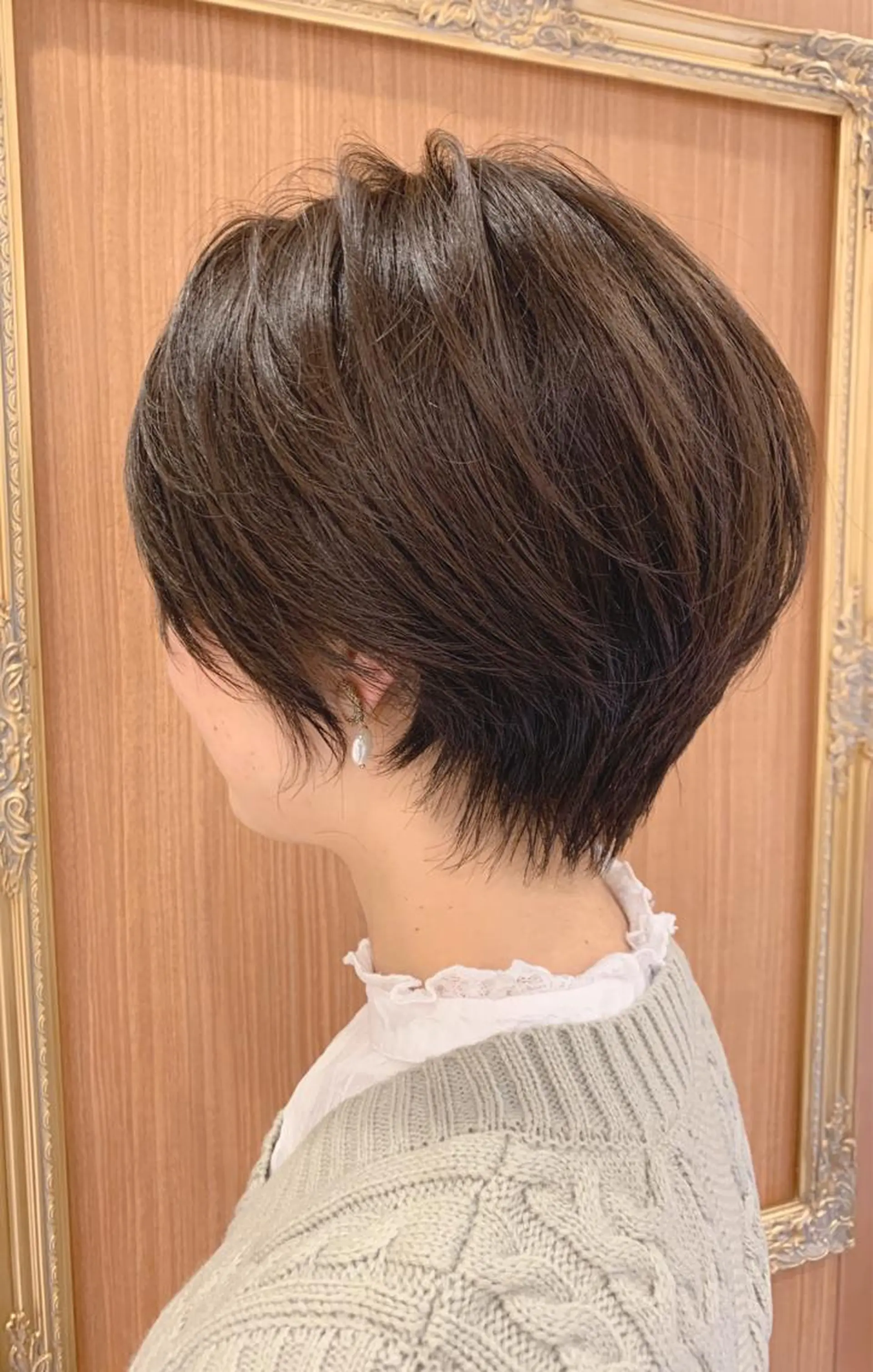 ショート 丸みショート ショートヘア Lond enikaのヘアスタイル