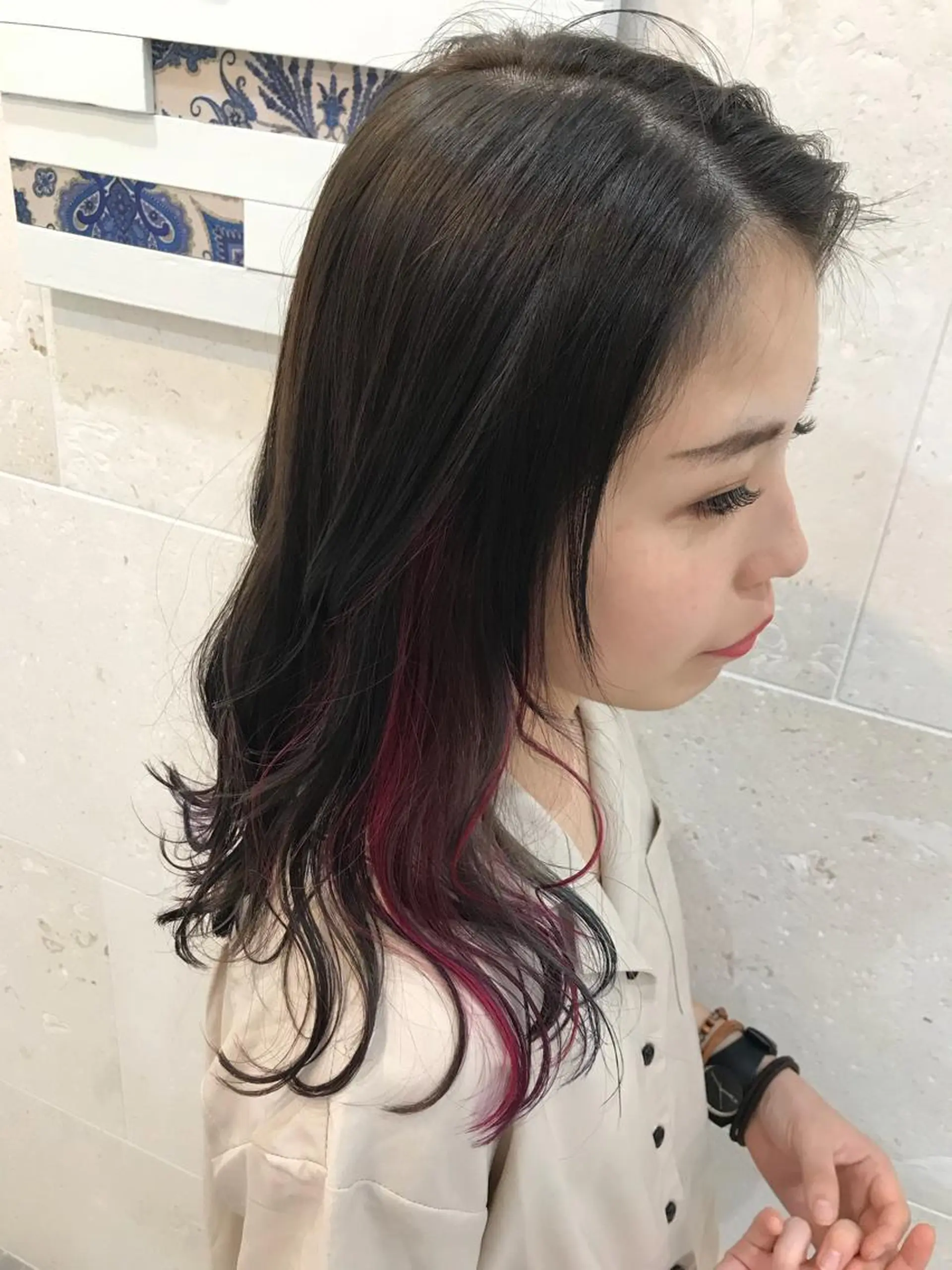ロング カラー 💘カラー人気Ｎｏ. １💘SAYAのヘアスタイル