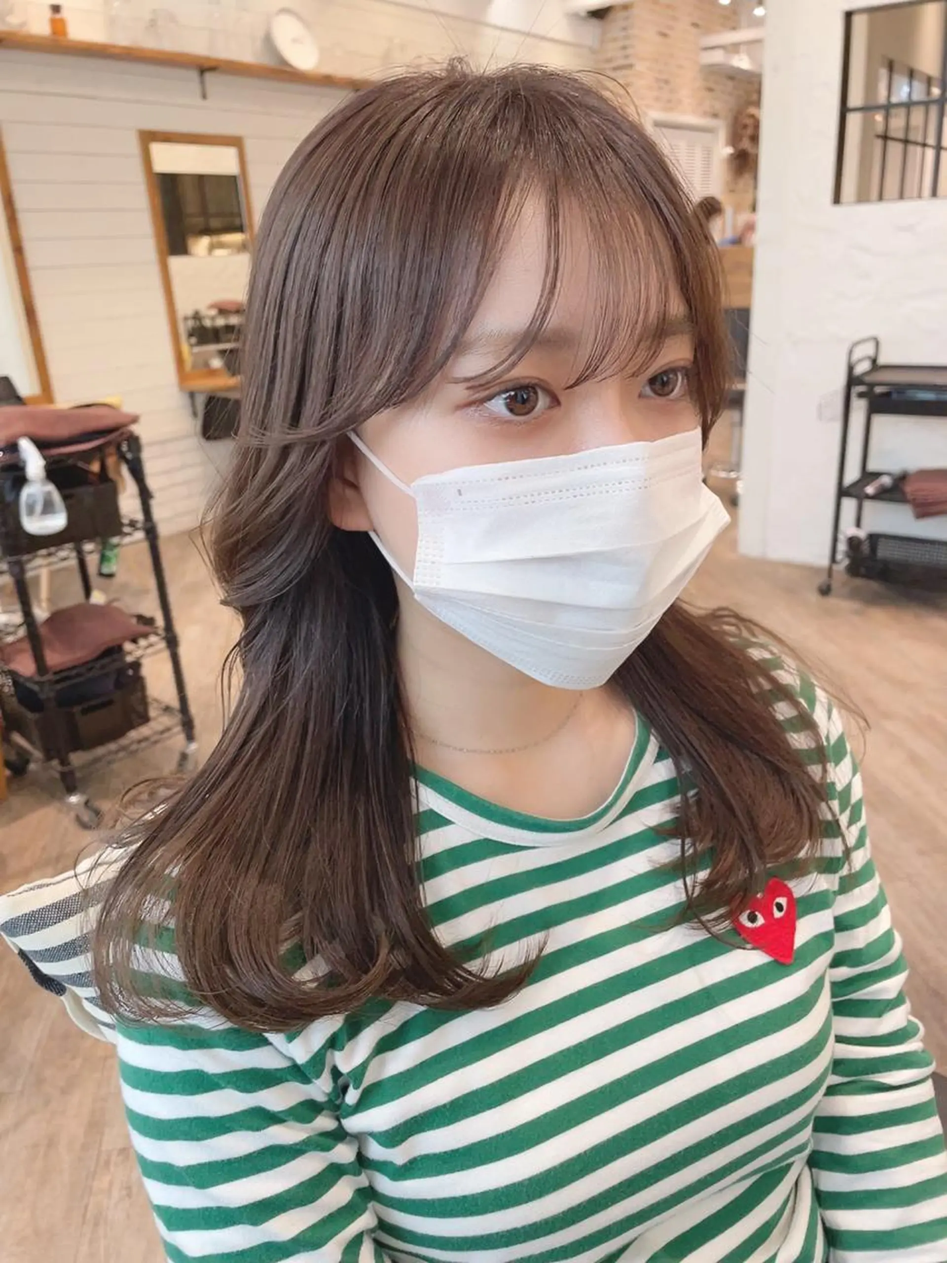 ロング ヘアカラー ✨透明感ケアカラー✨ 長野ゆきなのヘアスタイル