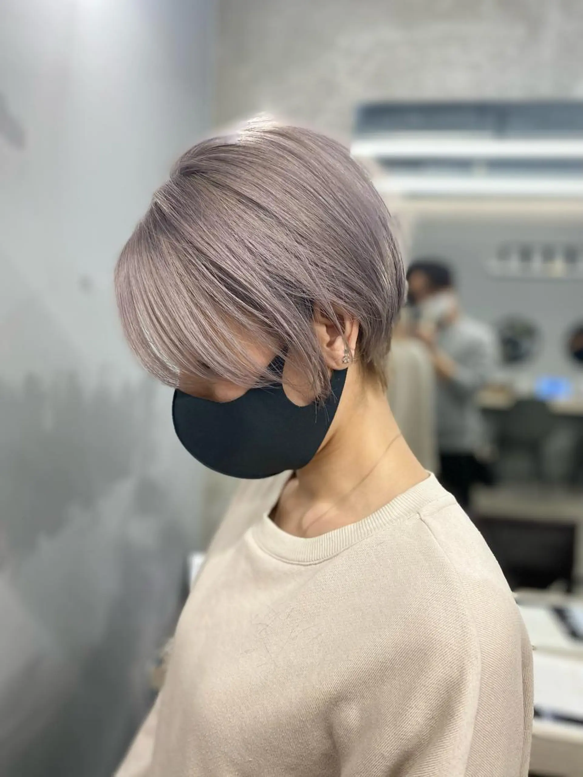 ショート カラー ショートヘア カット ヘアカラー トリートメント opus 店長大和 レイヤー/赤み消しのヘアスタイル