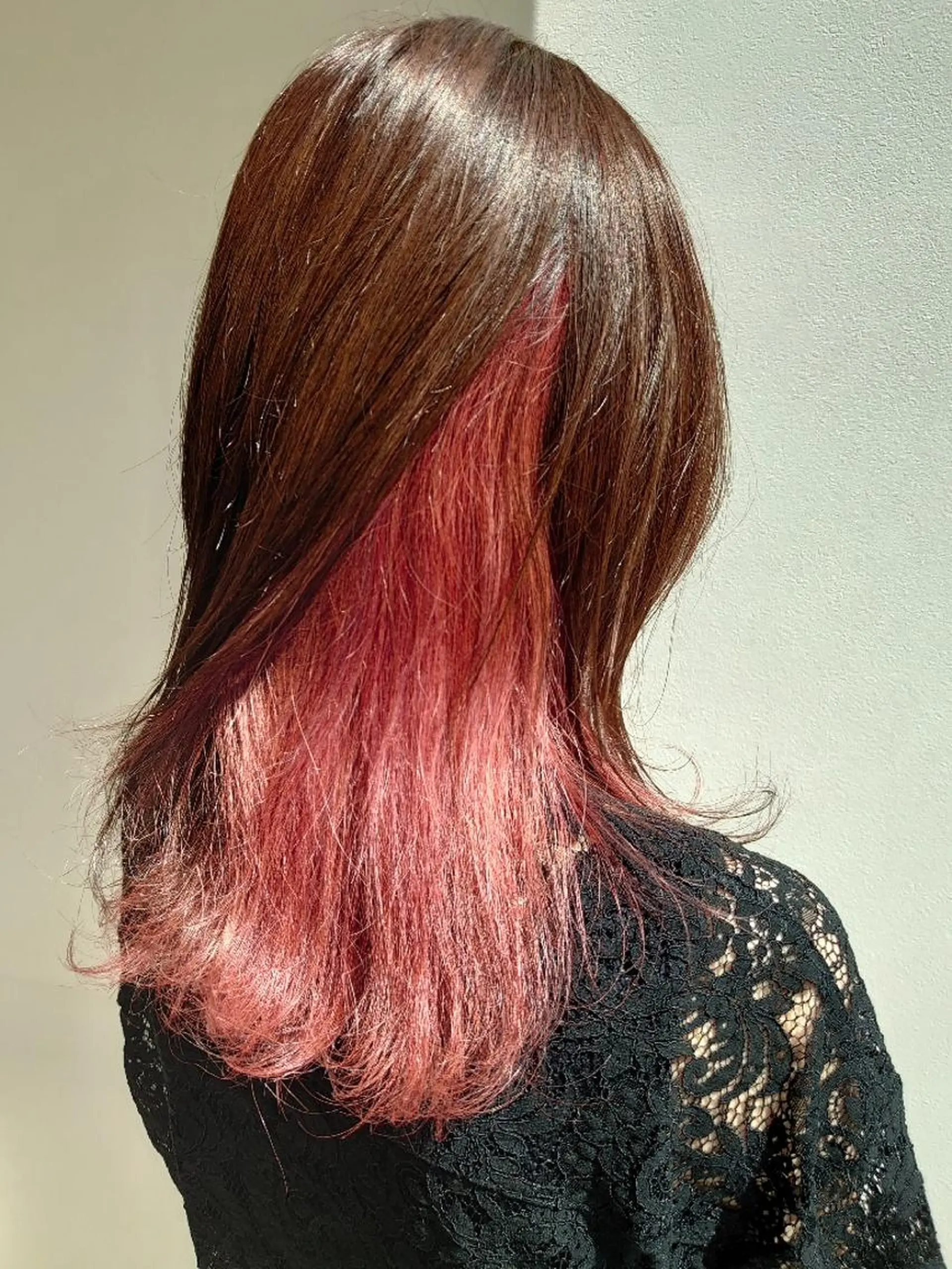 ロング カラー ピンクカラー ヘアカラー 髪質改善/ブリーチ 田代 龍我のヘアスタイル