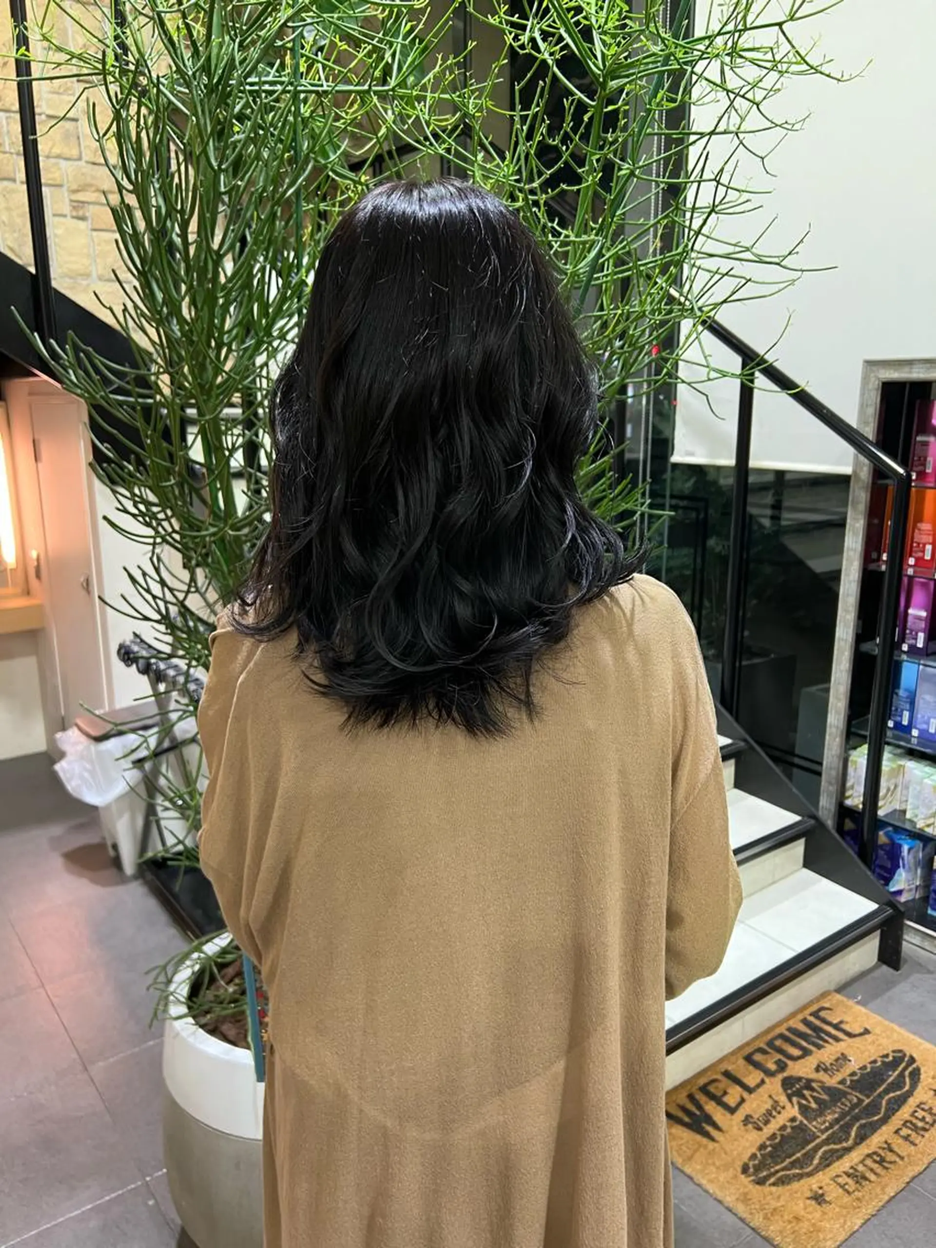 ロング カラー 黒髪 グレージュ カット ヘアカラー トリートメント メンズカット松戸/韓 国/メンズパーマ航太のヘアスタイル