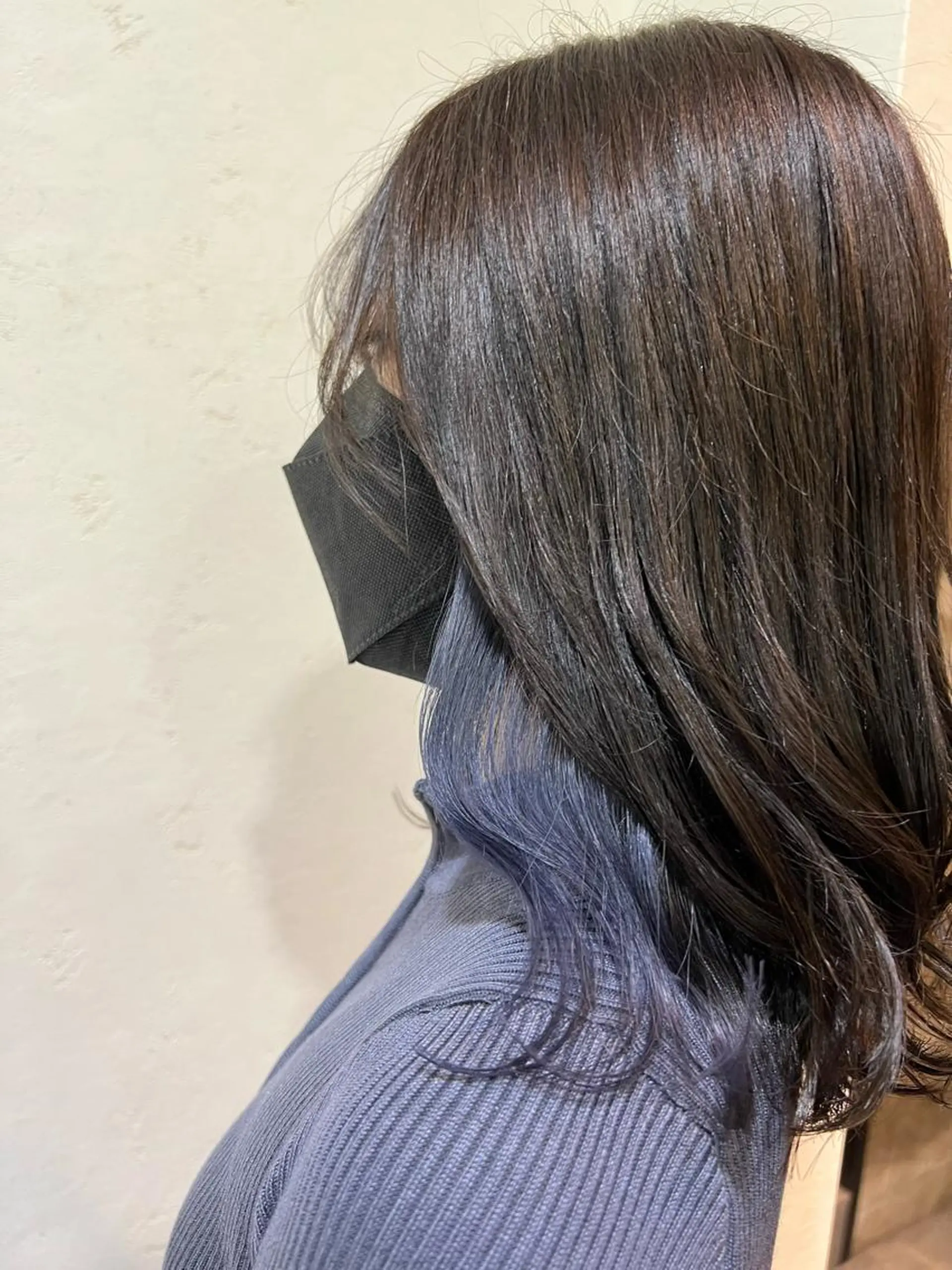 セミロング カラー カット ヘアカラー トリートメント mana .のヘアスタイル