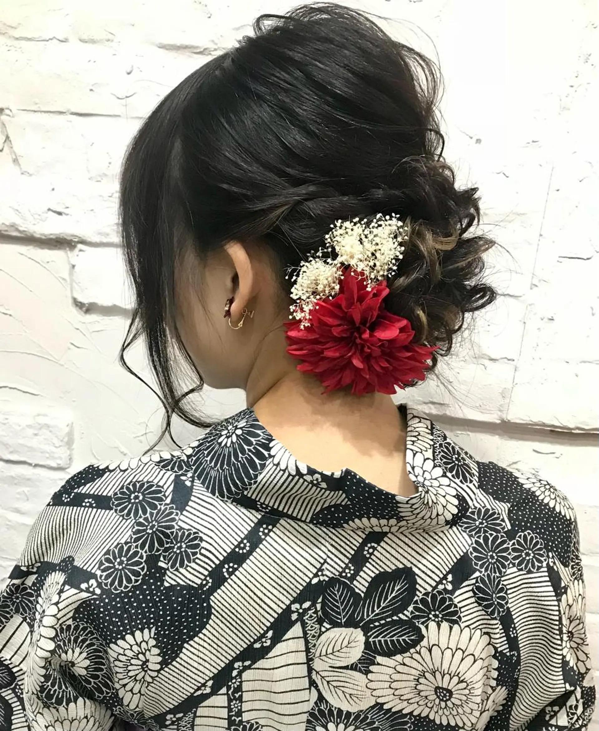 セミロング 着付け まつパ・ヘアセット ♡Chinami♡のマツエク・マツパデザイン