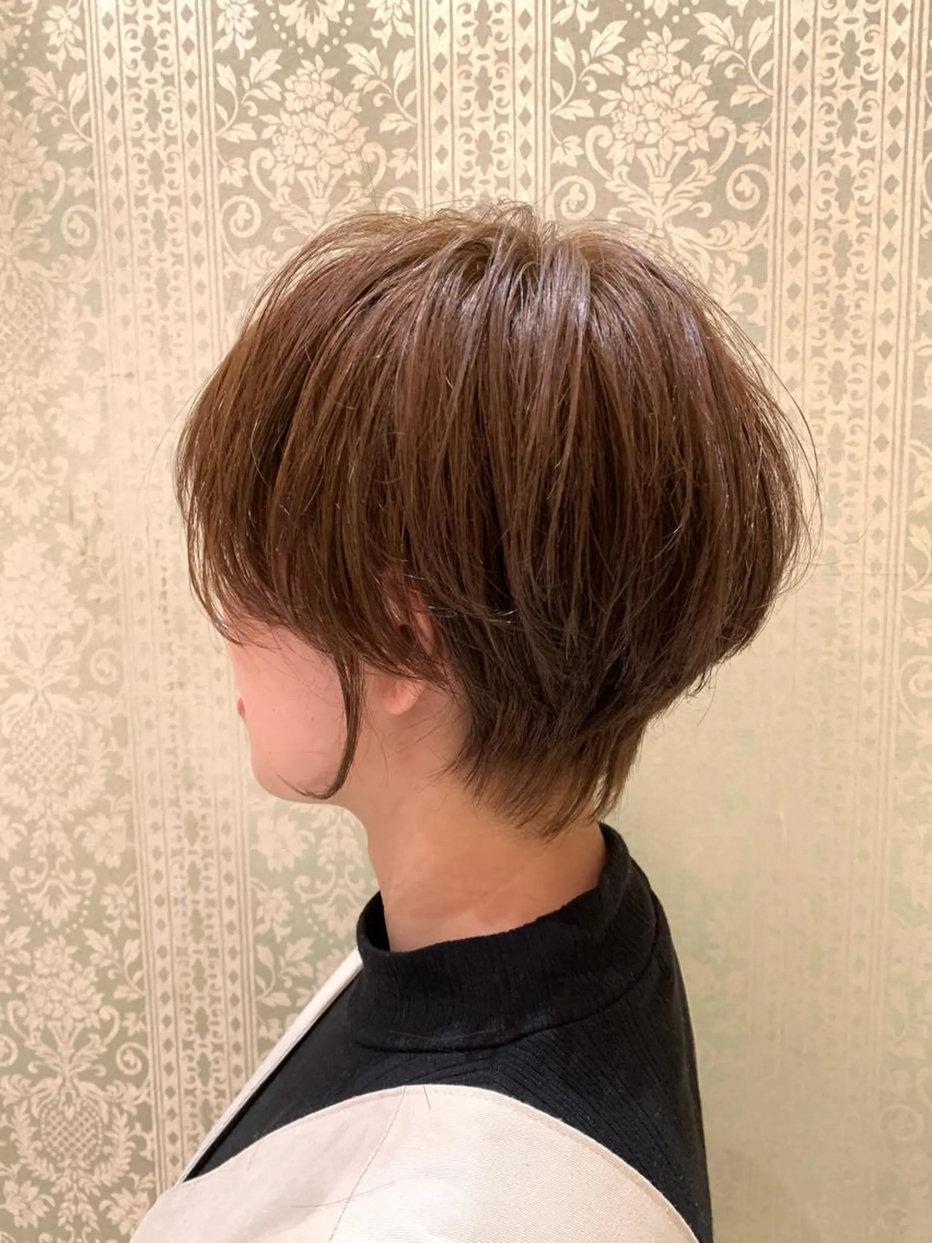 ショート ショートボブ ボブ ショートヘア 高槻裕二 ショートボブ縮毛矯正のヘアスタイル