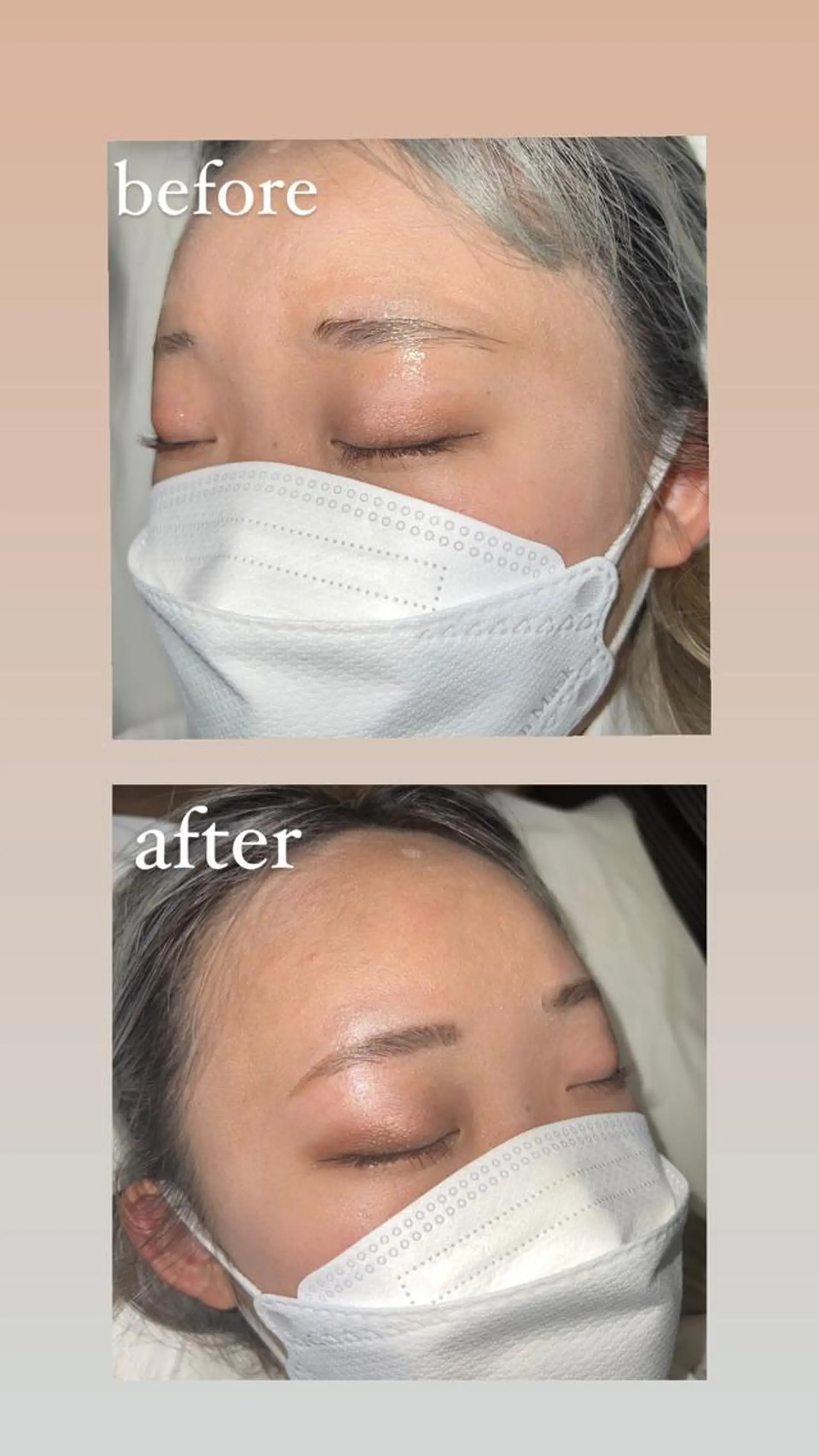 アイブロウ ハリウッドブロウリフト 橋爪 明日香のヘアスタイル