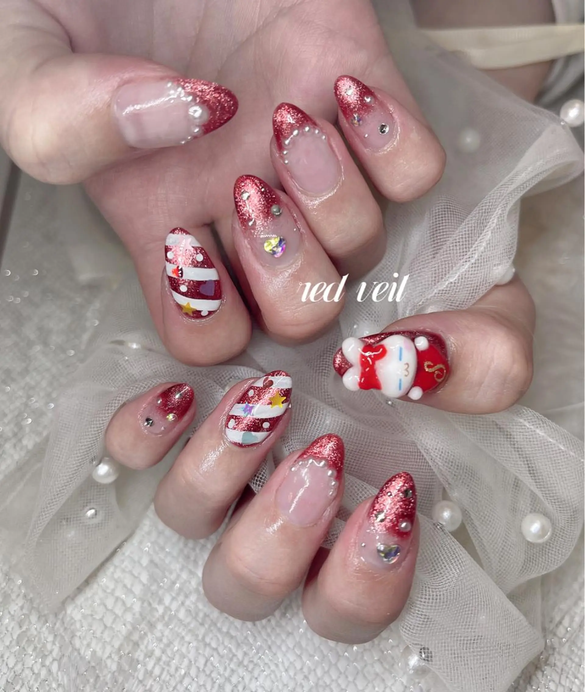 ネイル アートネイル 持ち込み ハンドネイル 長さ出し専門 nynaのネイルデザイン