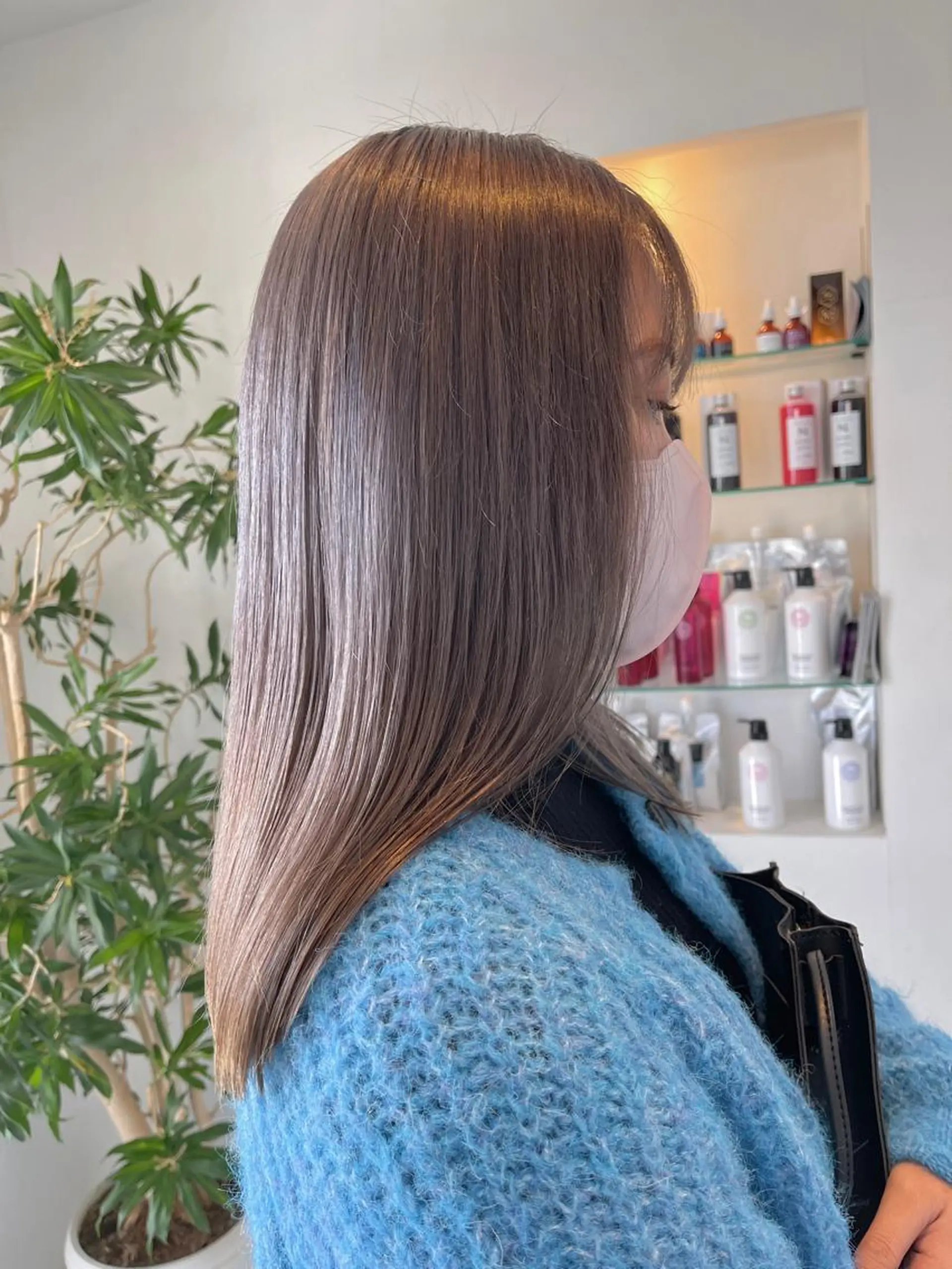 ロング カット ヘアカラー 三好 達也のヘアスタイル