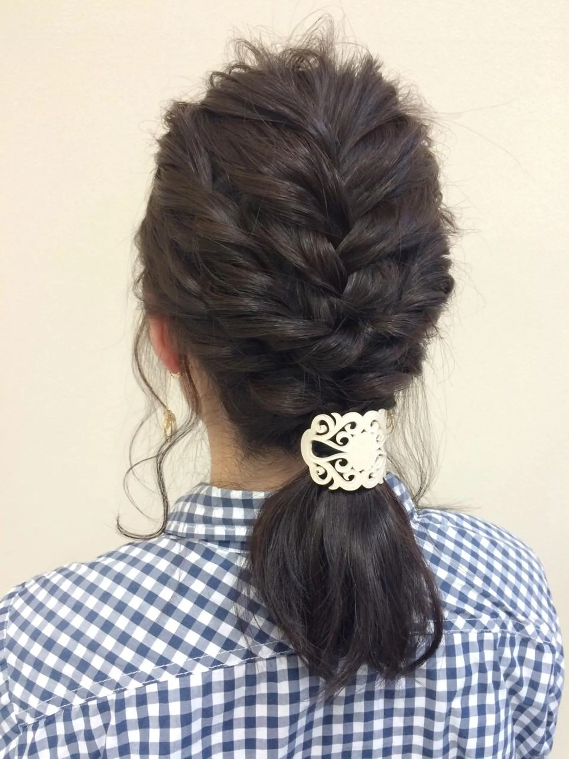 ミディアム セミロング ヘアアレンジ 沢田 瞳のヘアスタイル