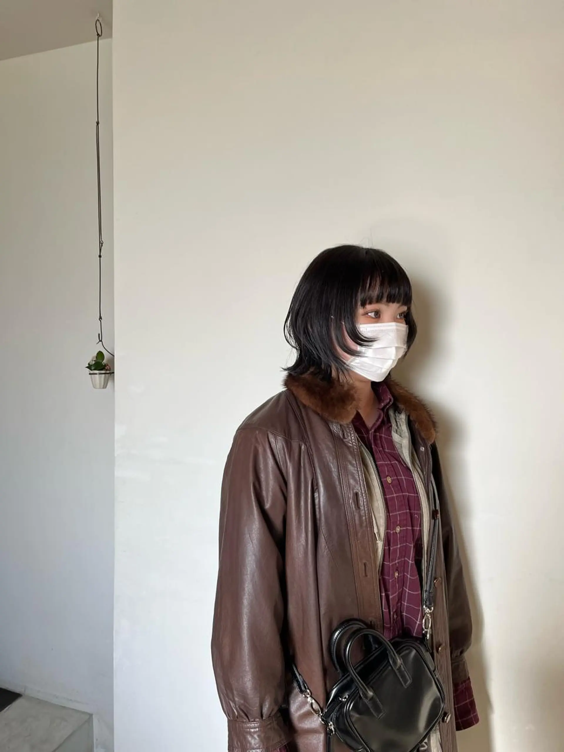 ミディアム カラー 黒髪 カット ヘアカラー トリートメント 前川 華恋 / room3のヘアスタイル