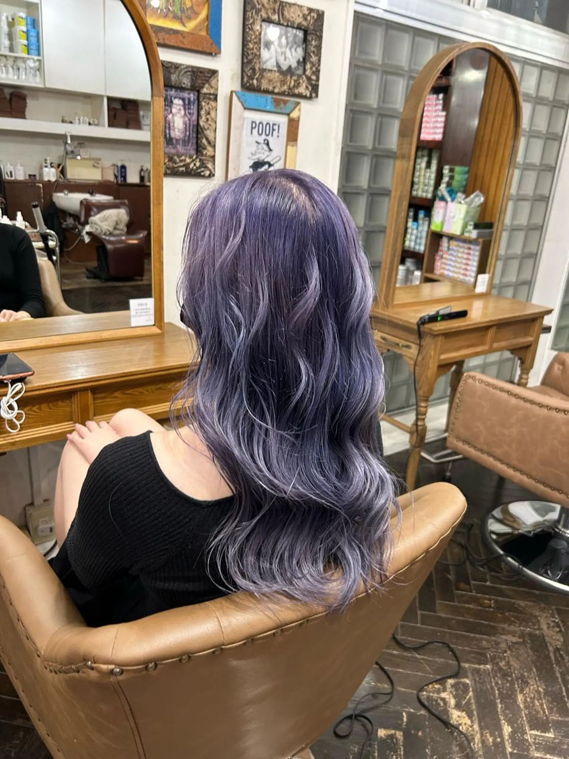 カラー ラベンダーカラー レディースショート カットモデル募集🌟のヘアスタイル