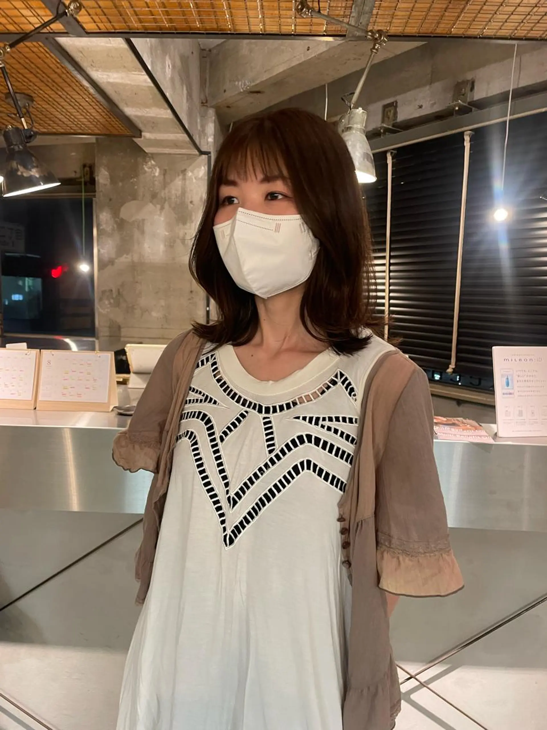 ミディアム カラー カット ヘアカラー 海外レイヤー /NAGISAのヘアスタイル