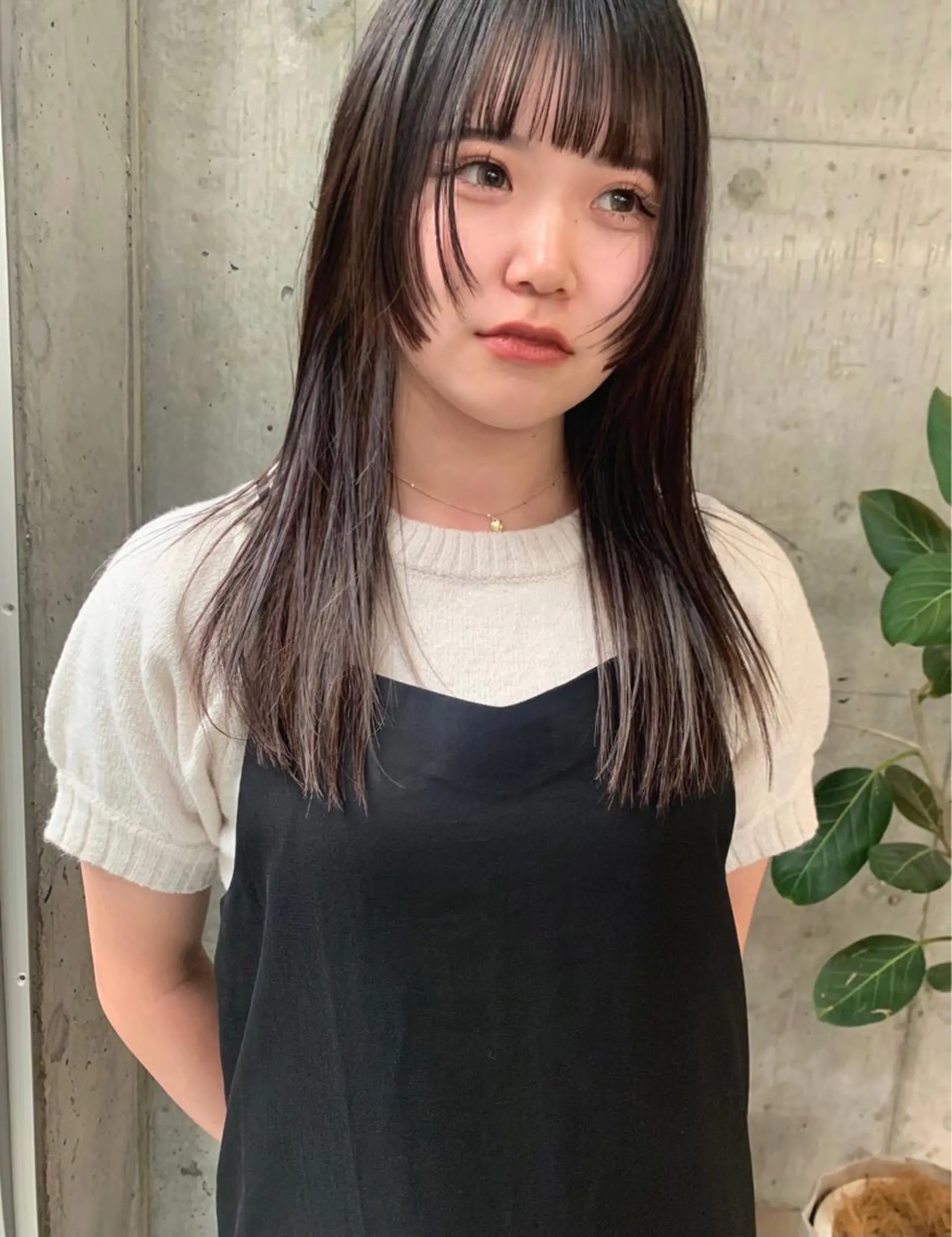 ロング カラー なかの たくみのヘアスタイル