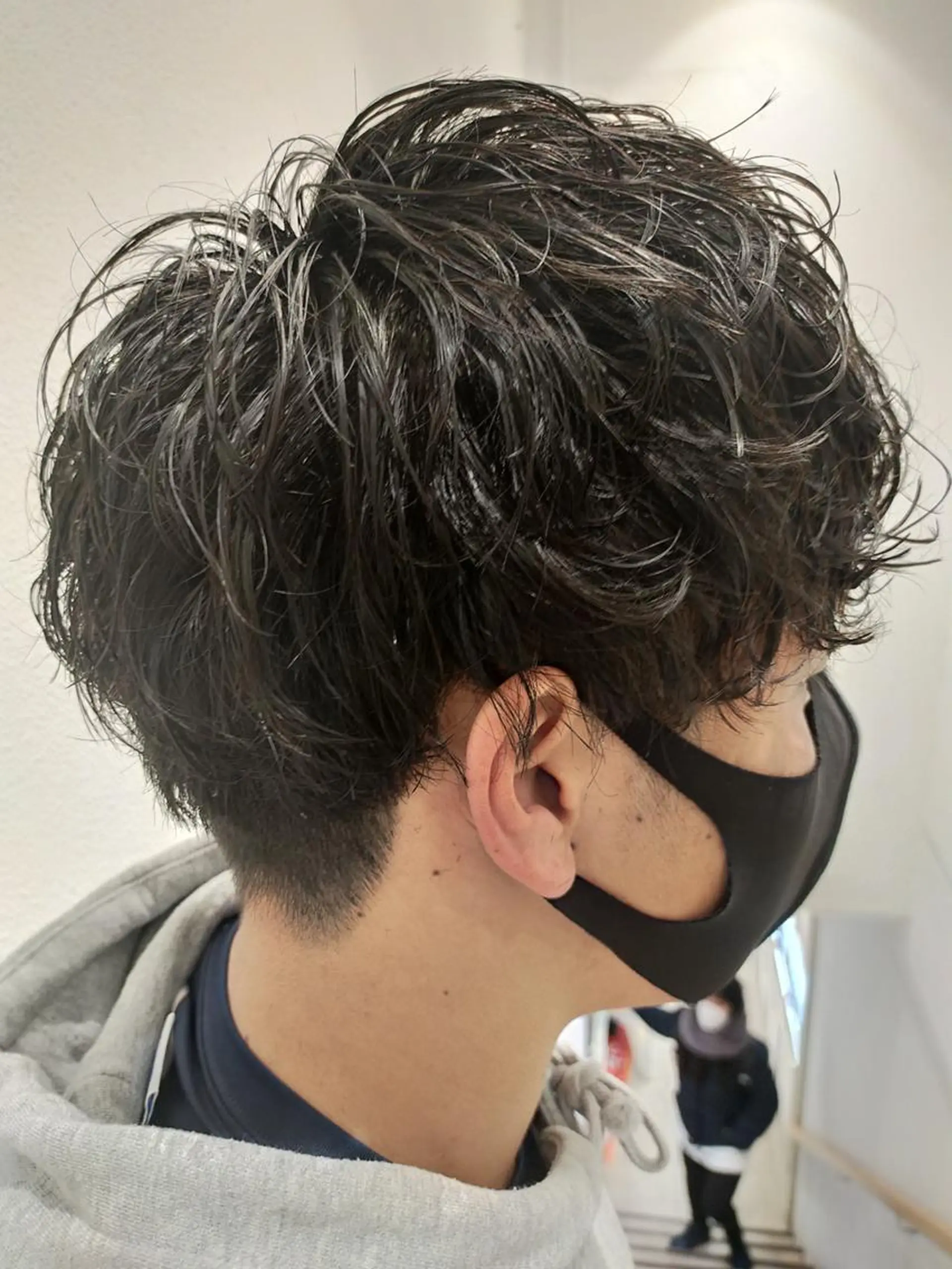 ショート パーマ メンズ Ash 店長 木村 和人のヘアスタイル