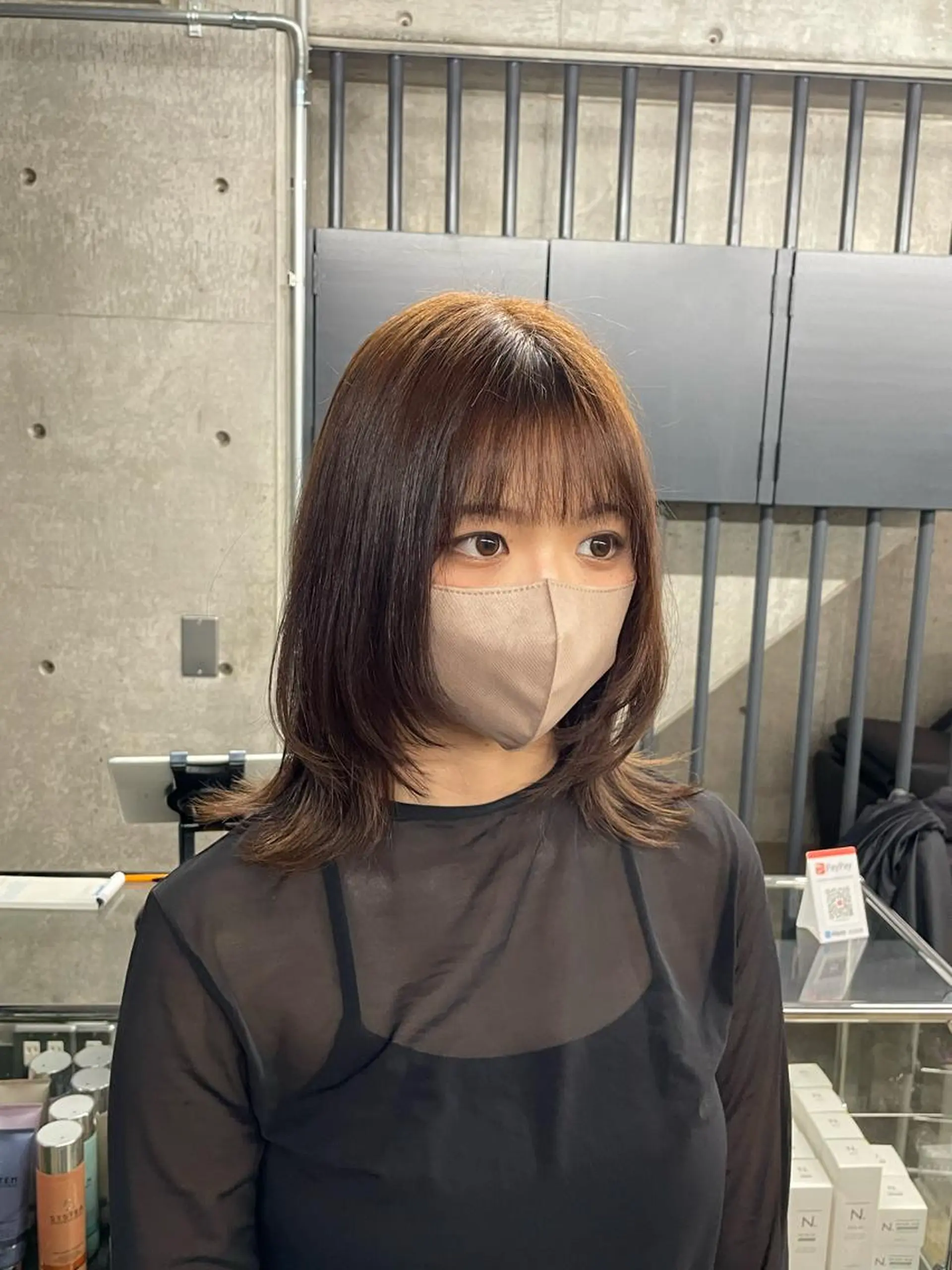 セミロング カラー カット ヘアカラー トリートメント レイヤー/透明感 カラー ☽EMIRIのヘアスタイル