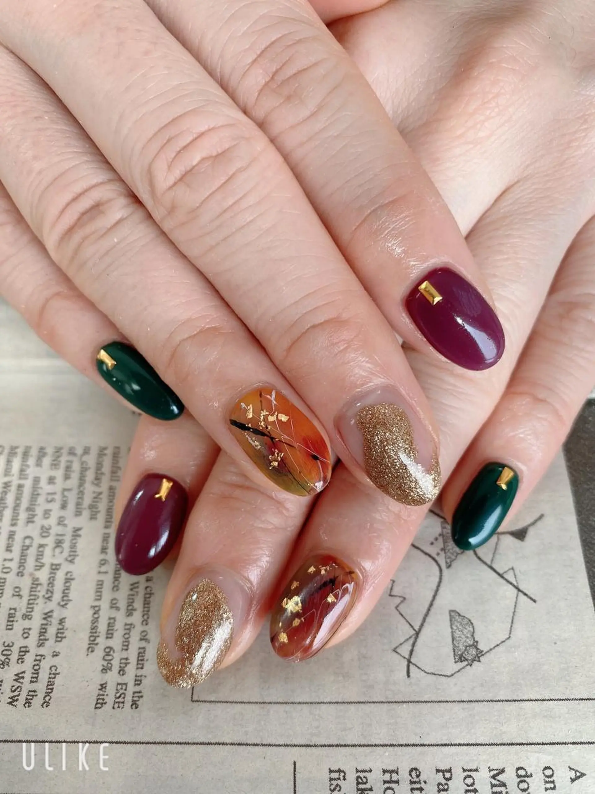 ネイル ハンドネイル ハンドケア 森山 舞のネイルデザイン