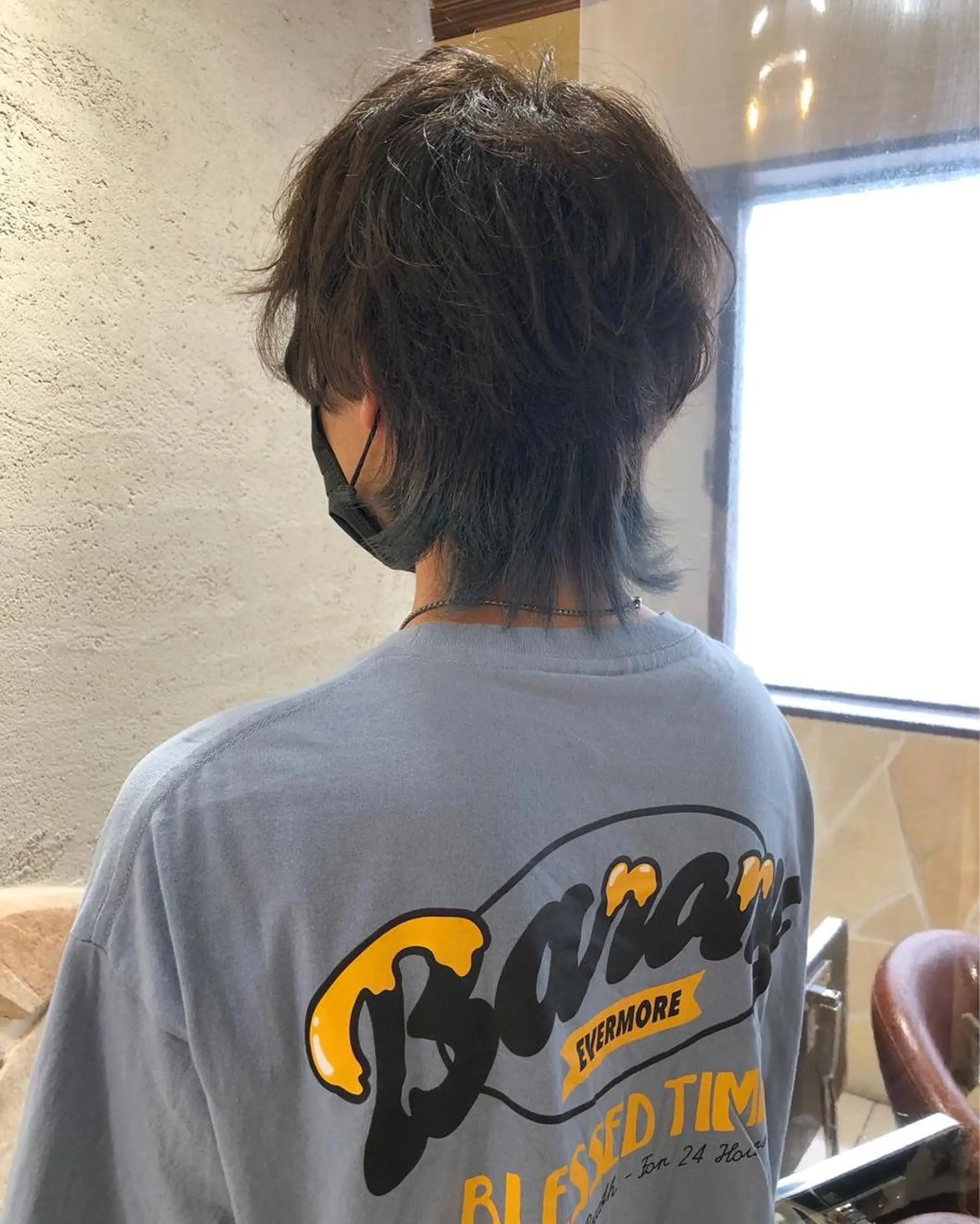 ミディアム カラー メンズ マッシュウルフ マッシュ メンズウルフカット ウルフカット 【ディレクター 🧸🤍田澤　唯那】のヘアスタイル