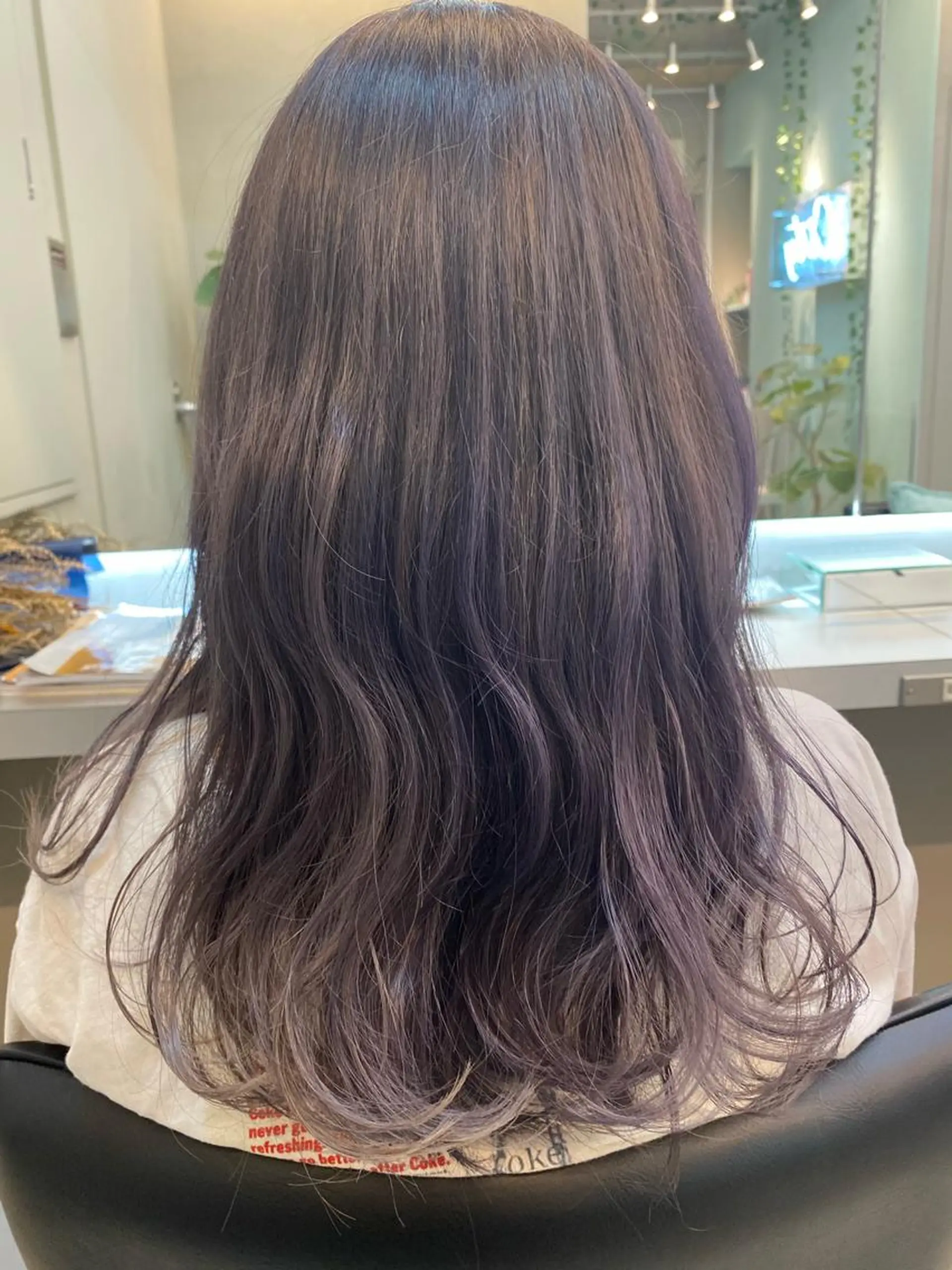 ロング カラー カット ヘアカラー トリートメント 岡野 静華のヘアスタイル