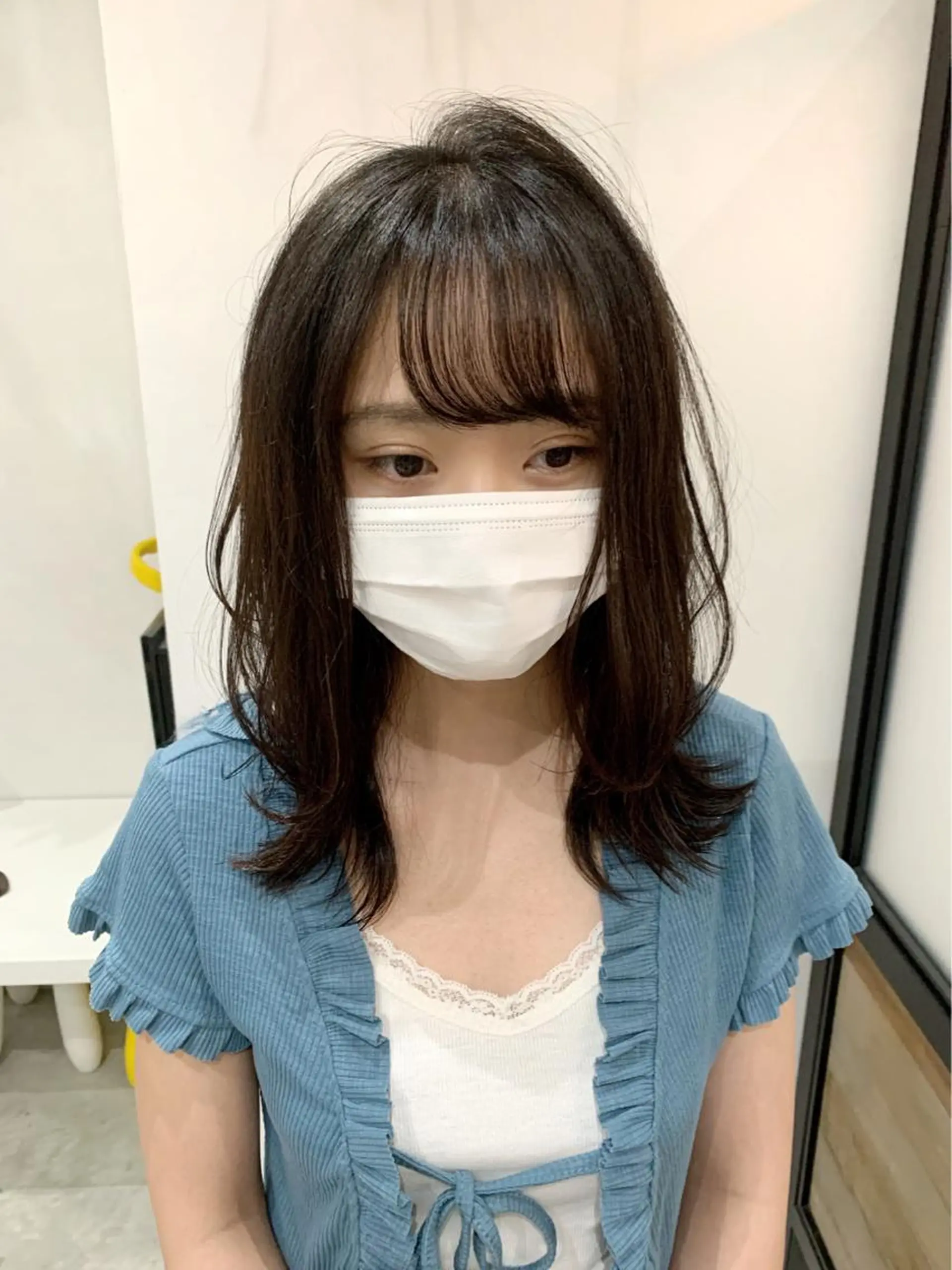 ミディアム レイヤーカット カット LITTLE _KATOのヘアスタイル