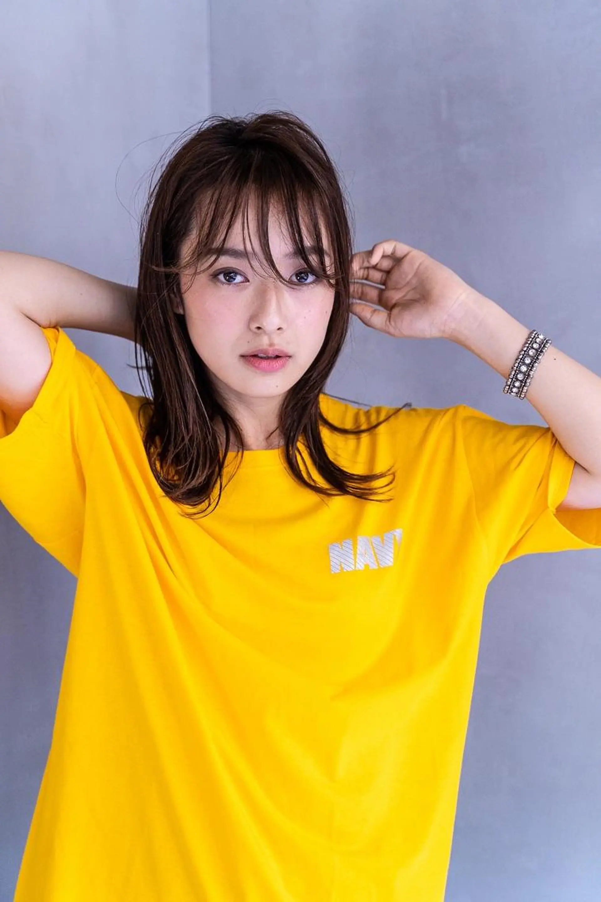 カラー ミディアム ヘアアレンジ ミディアムパーマ アクアカラー ダブルカラー グラデーションカラー ハイライトカラー カット ヘアカラー トリートメント 💈Chlom💈_ 公式_NewOpenのヘアスタイル