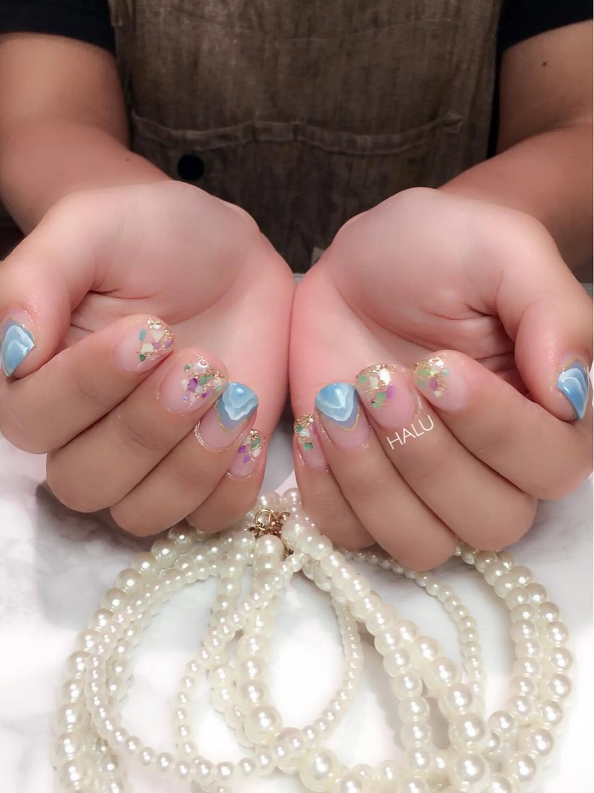 ネイル キラキラネイル HALU ハルのネイルデザイン
