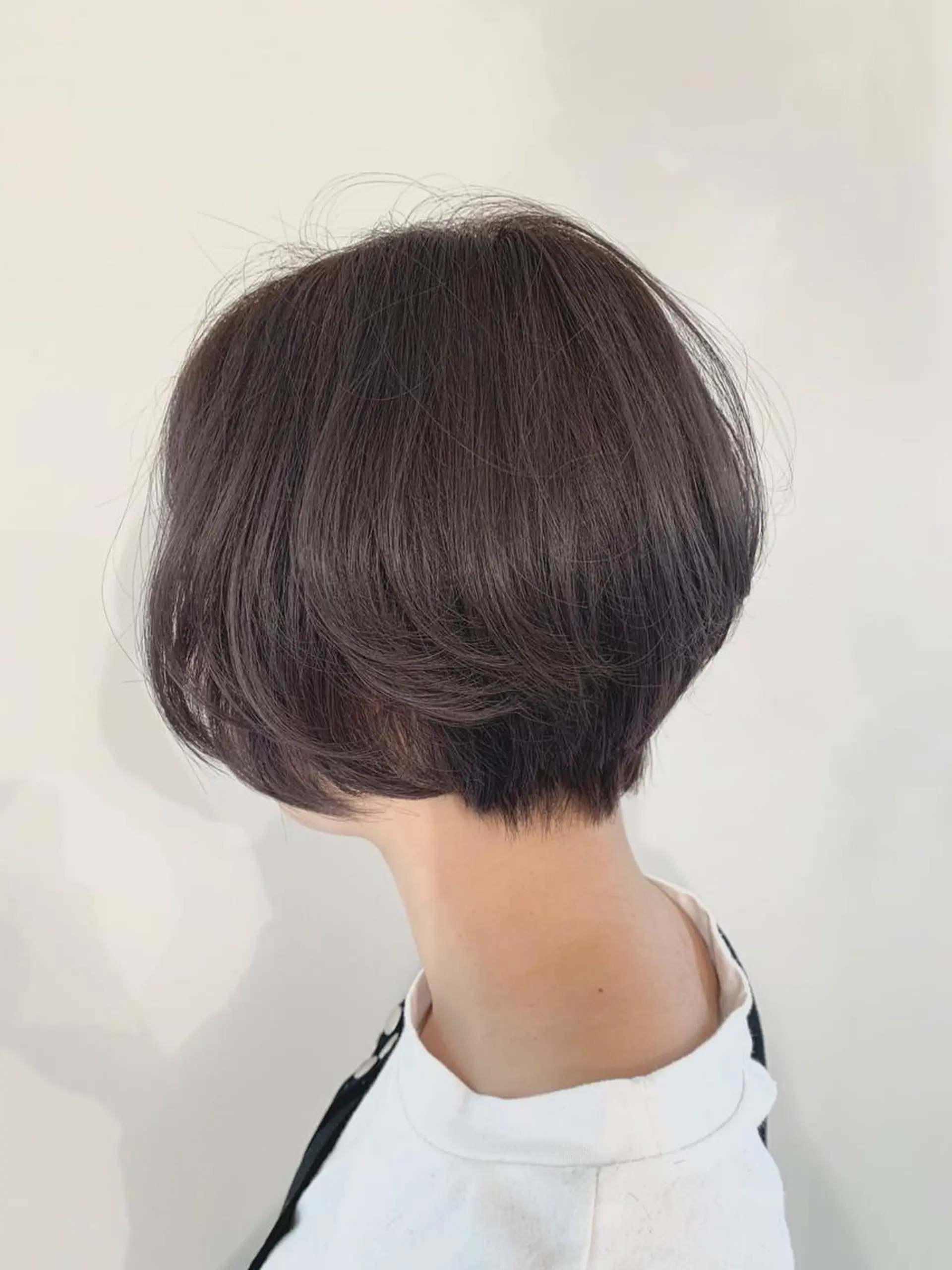 ショート カラー パーマ ヘアアレンジ ショートボブ ブリーチ シルバー ボブ ショートヘア 加藤 綾華のヘアスタイル