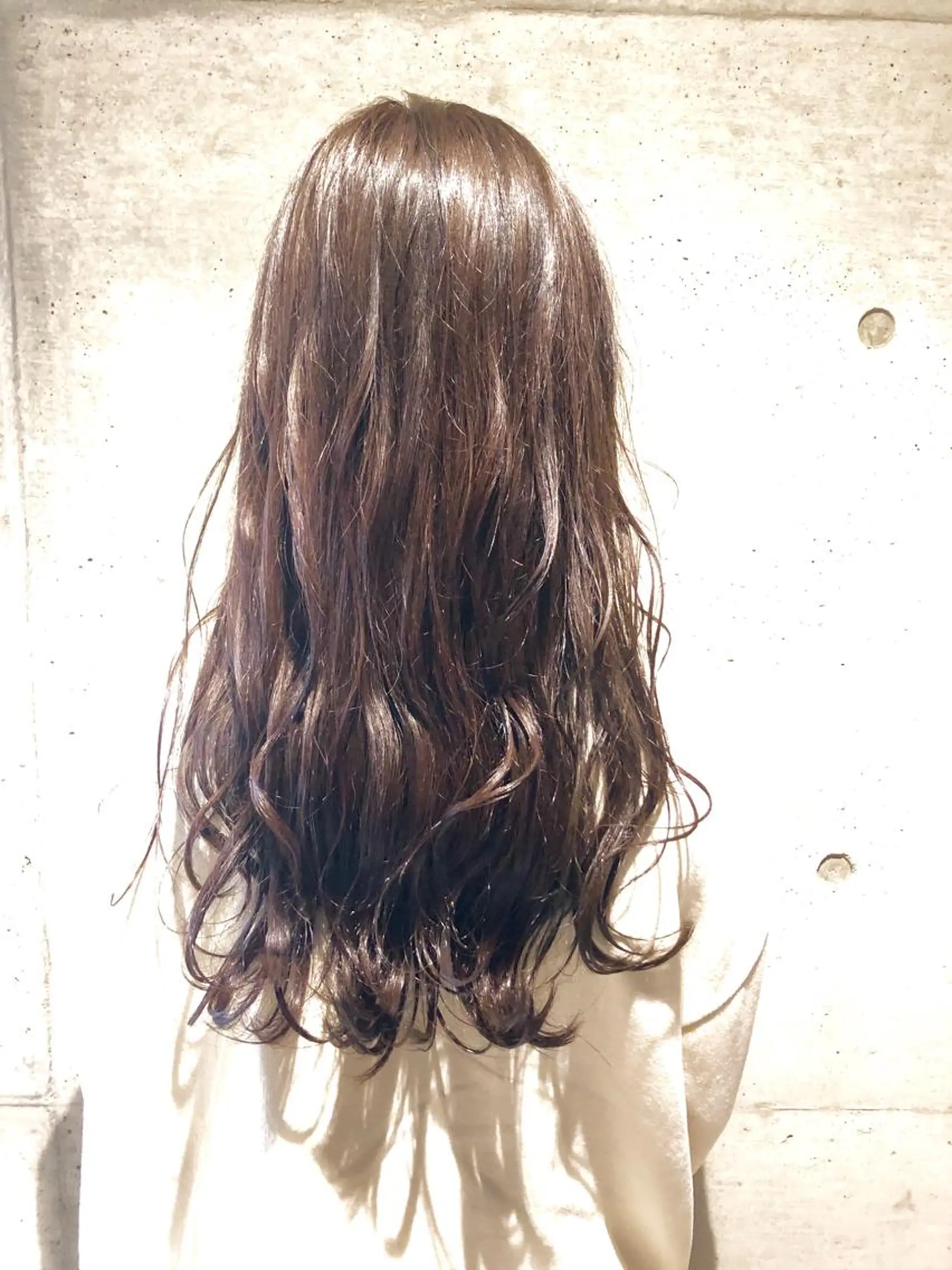 ロング カラー アッシュ ラベンダーカラー ラベンダーアッシュ 髪質改善サロン 梅田/ヨナミネのヘアスタイル