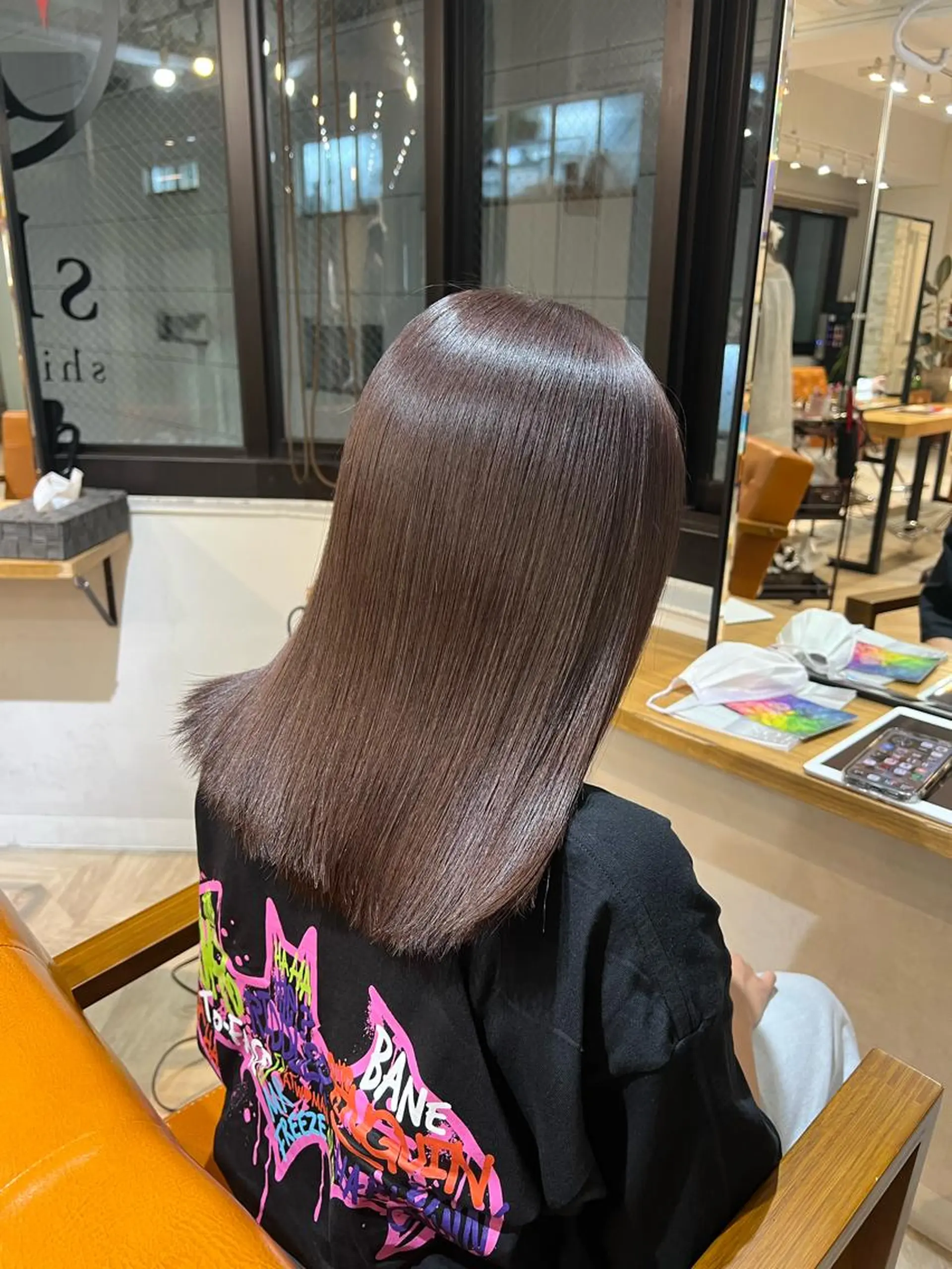 ミディアム り ほのヘアスタイル