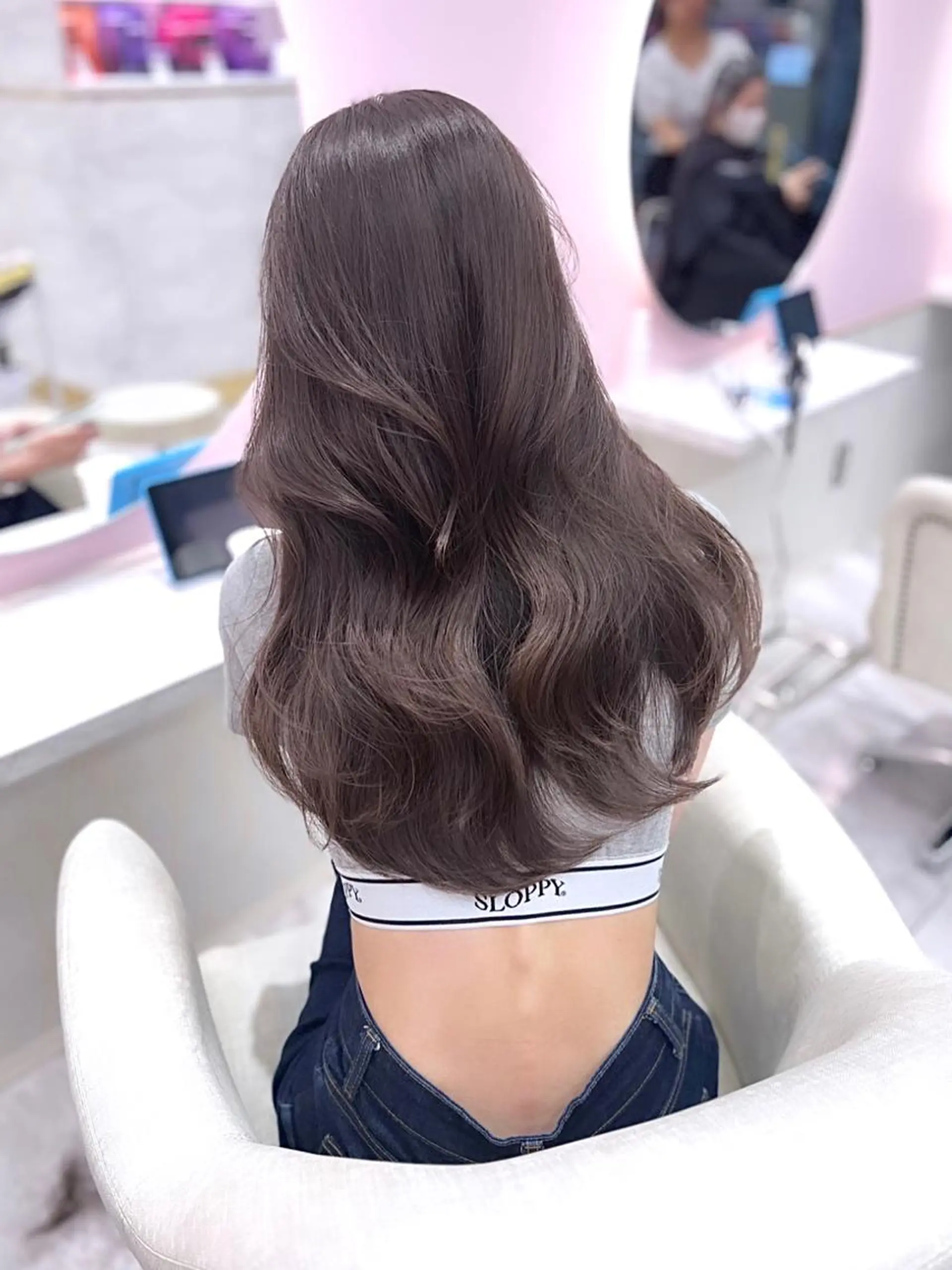 ロング 韓国/縮毛矯正/ カンタのヘアスタイル