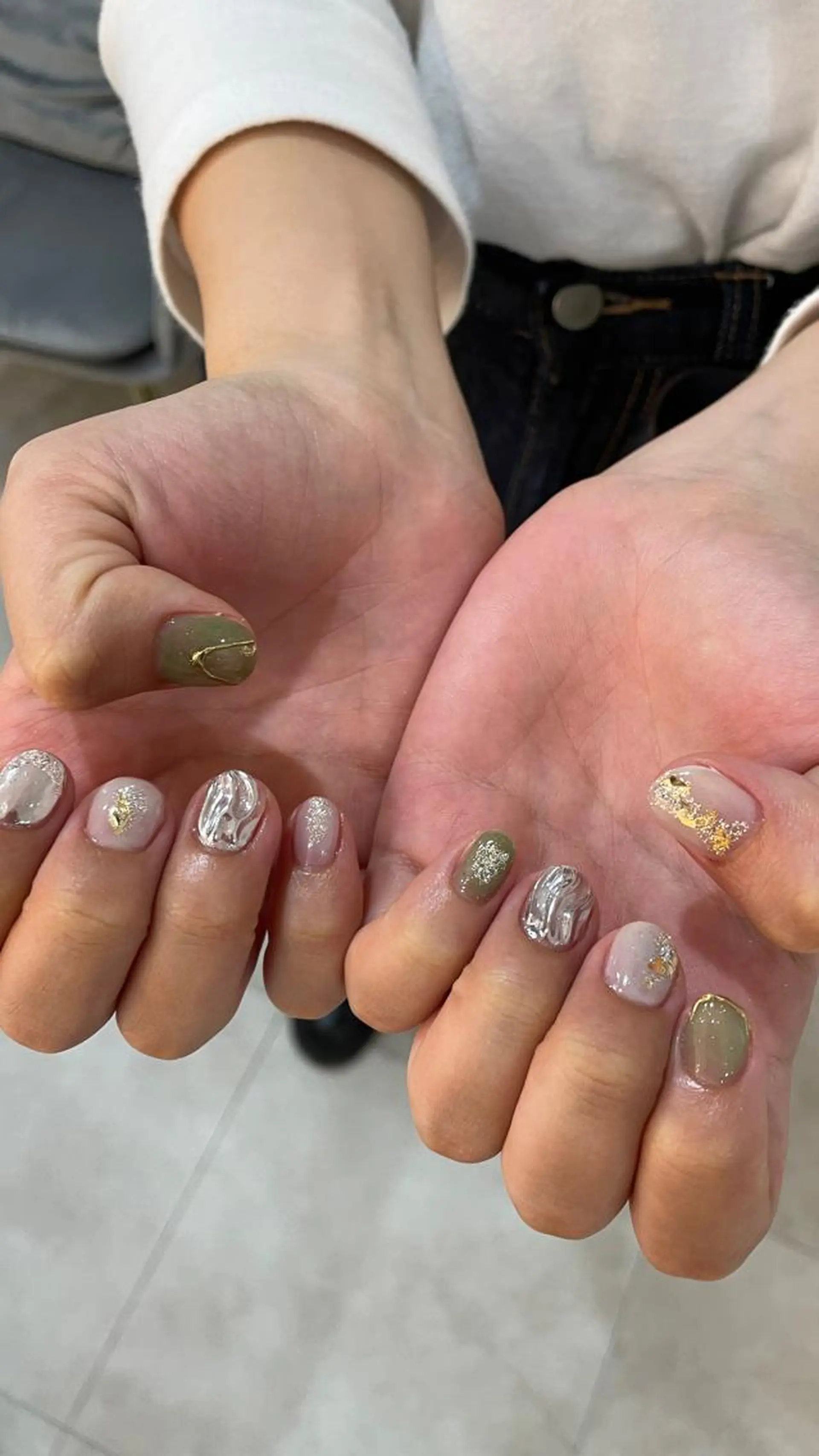 ネイル ゆびノさき茨木店 ニュアンス/アートのネイルデザイン