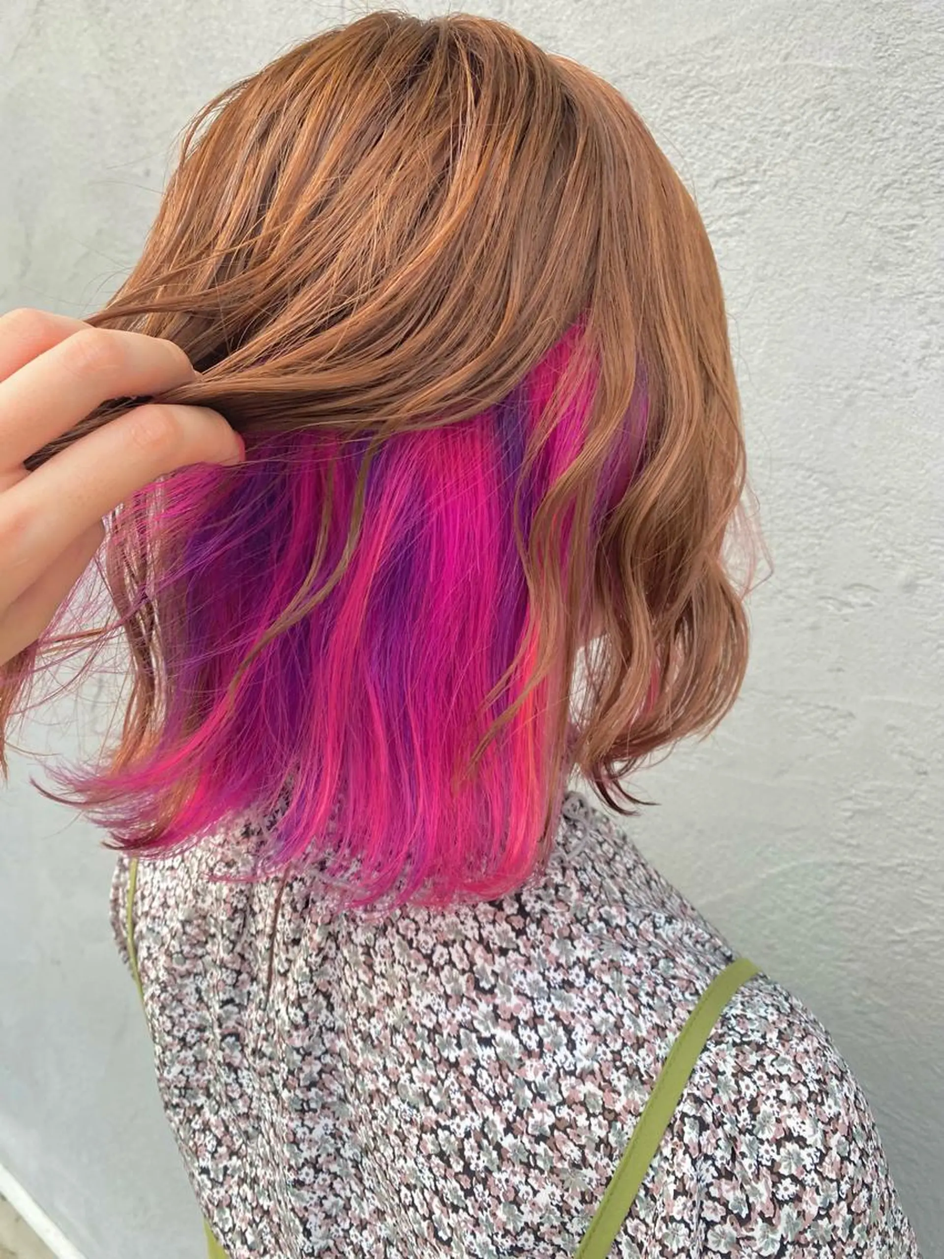 ミディアム カラー ヘアアレンジ Design Color🐰アユミのヘアスタイル