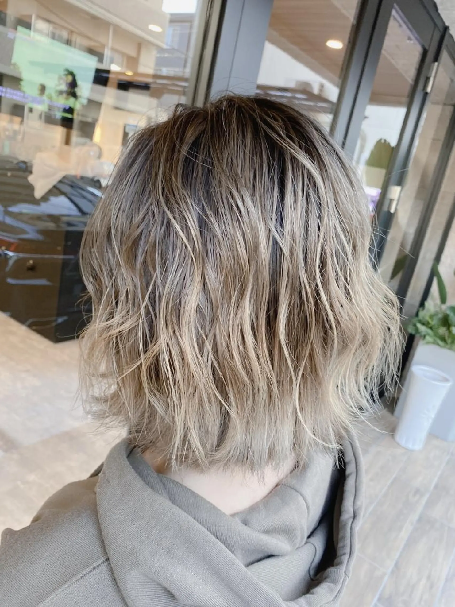 ミディアム カラー RIENS♡xrea 山本優舞のヘアスタイル