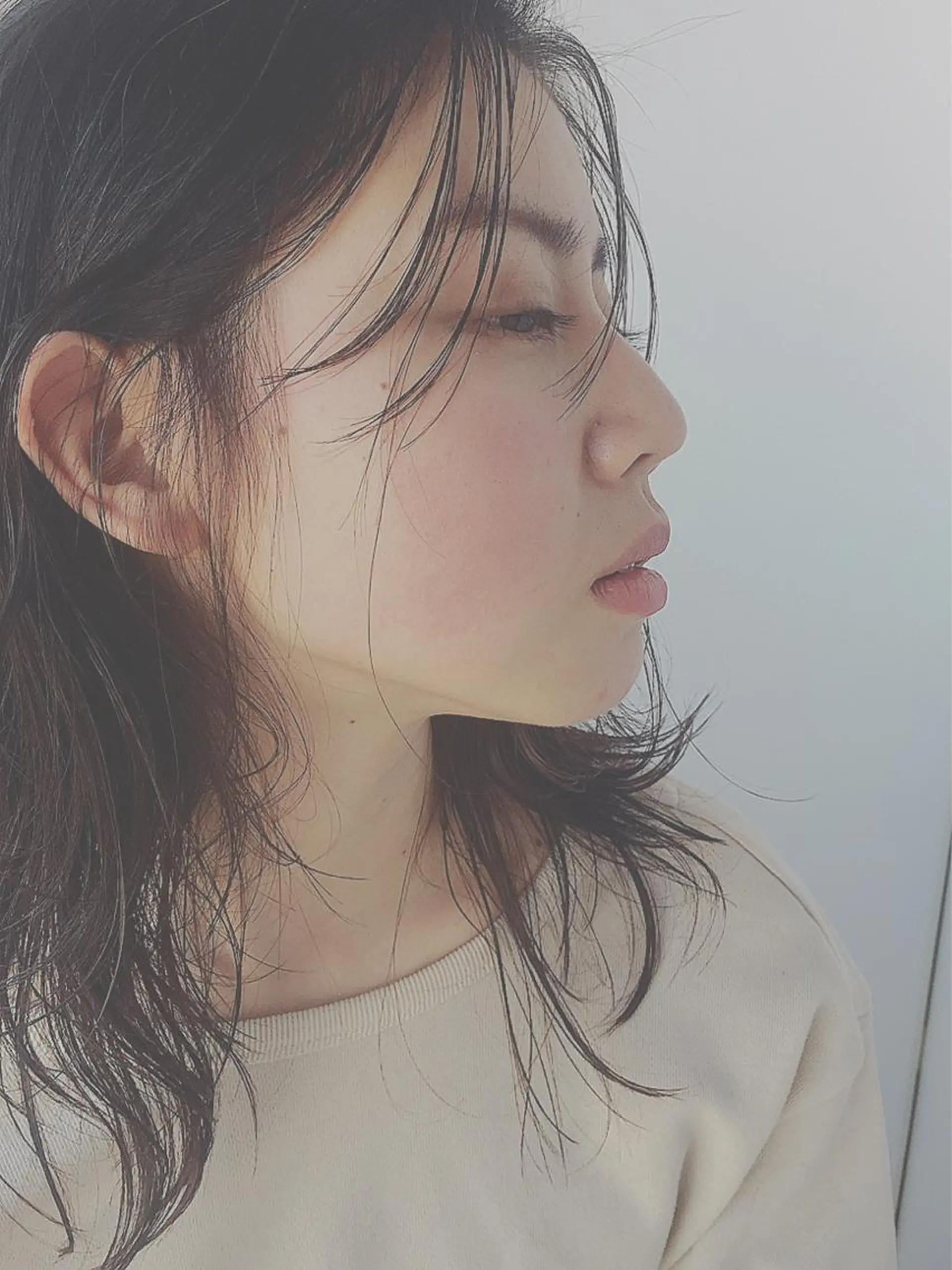 ミディアム カラー パーマ ヘアアレンジ エイジングケア/大人 デザイン/FRAMEのヘアスタイル