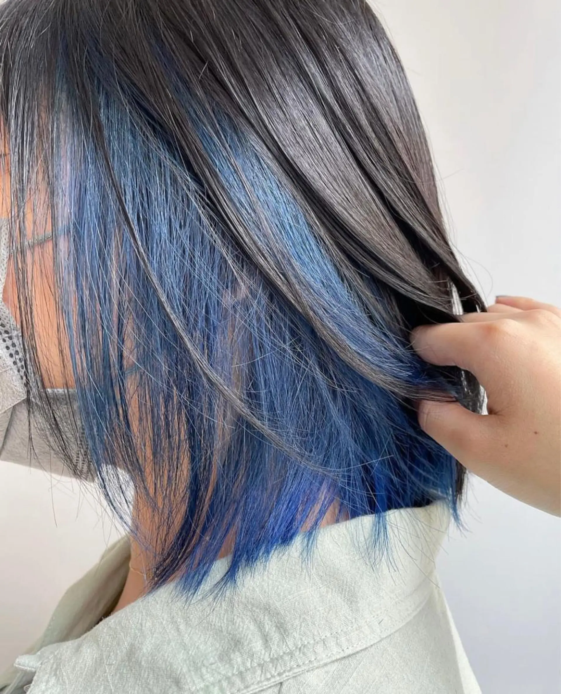 ショート カラー ブルーカラー ナチュラルカラー 児玉優香のヘアスタイル