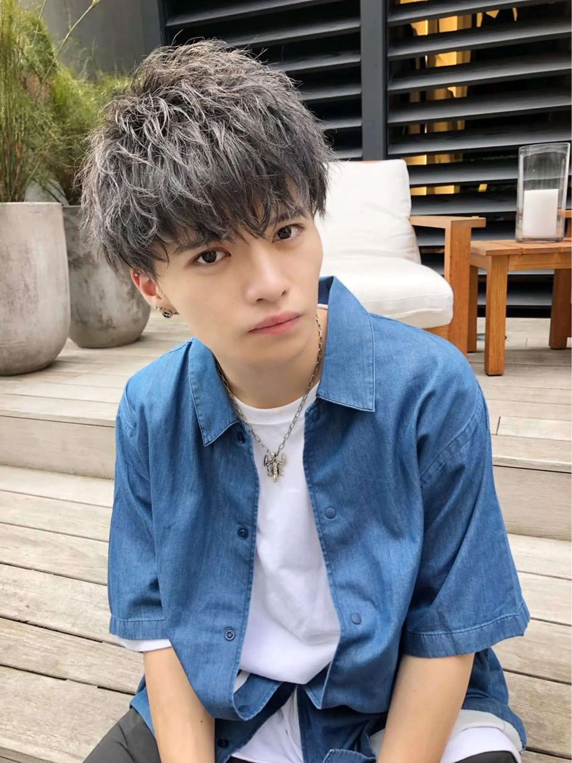 メンズ カット ヘアカラー トリートメント ヘアセット Loy所属・メンズヘア特化 パーマ 縮毛矯正🔷のヘアスタイル