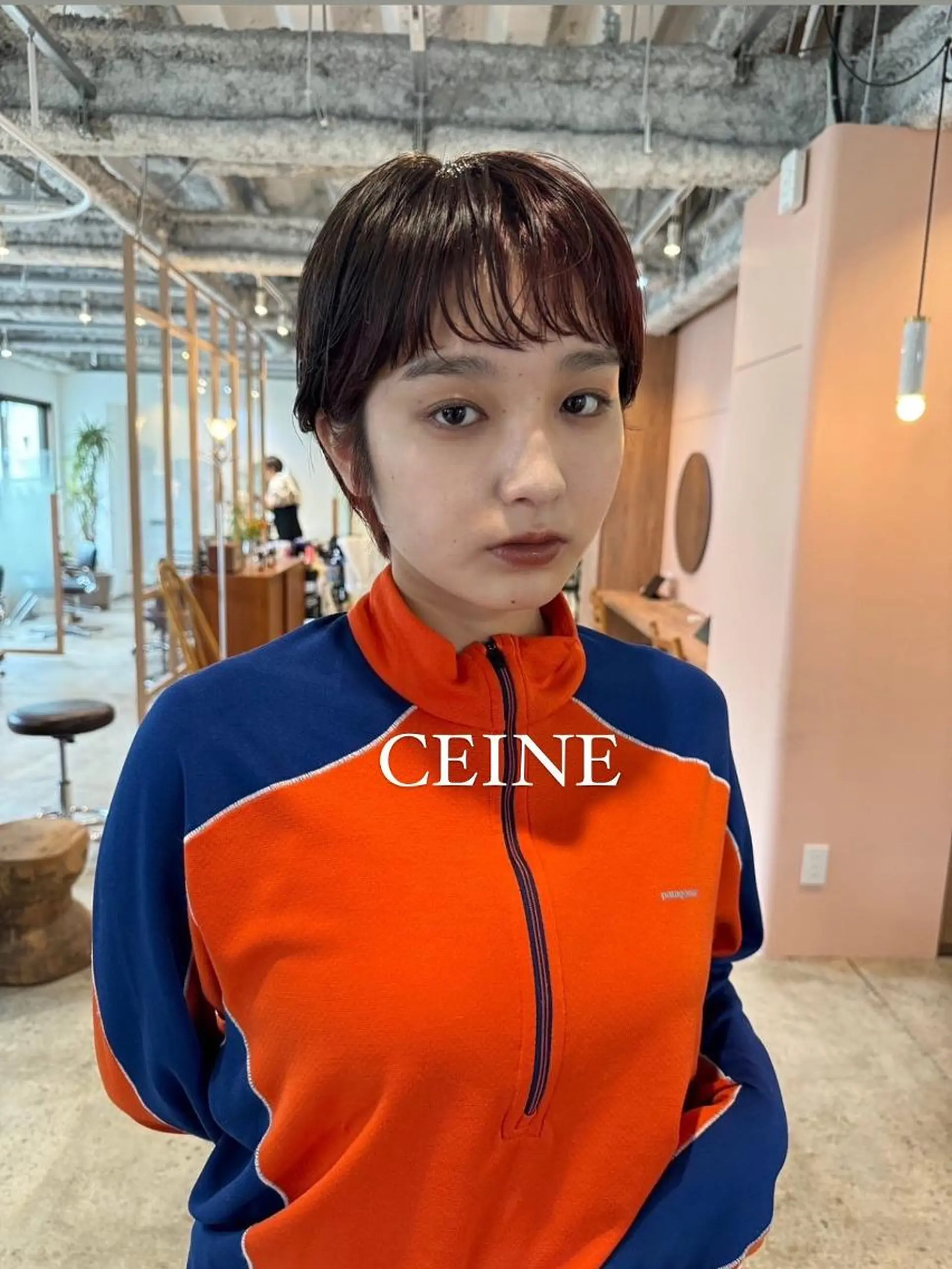 ショート ショートボブ ボブ ハイライト 髪質改善 韓国風ヘア カット ヘアカラー トリートメント ヘッドスパ CEINE OURのヘアスタイル