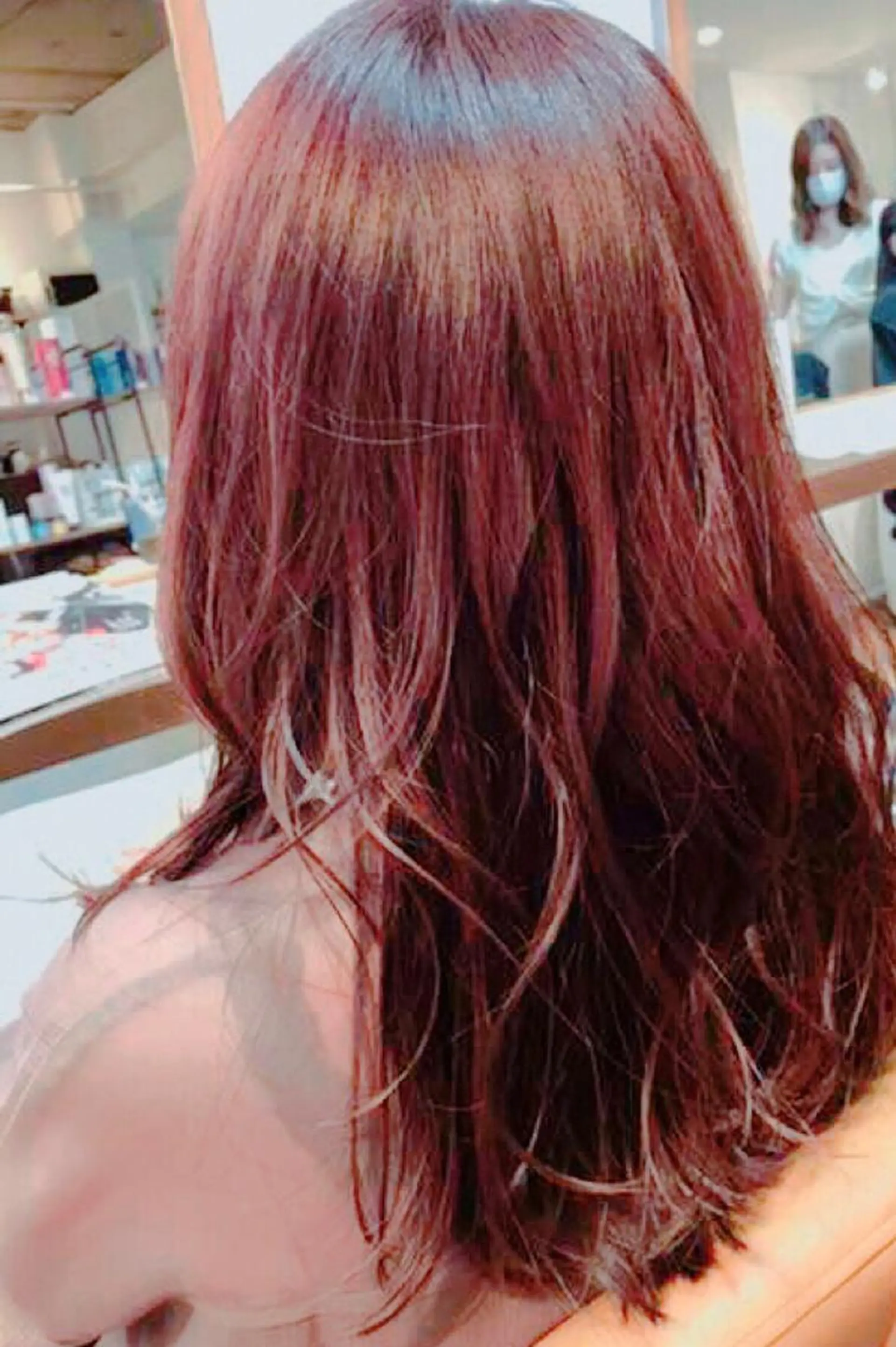 セミロング カラー newi 天王寺　 masakoのヘアスタイル