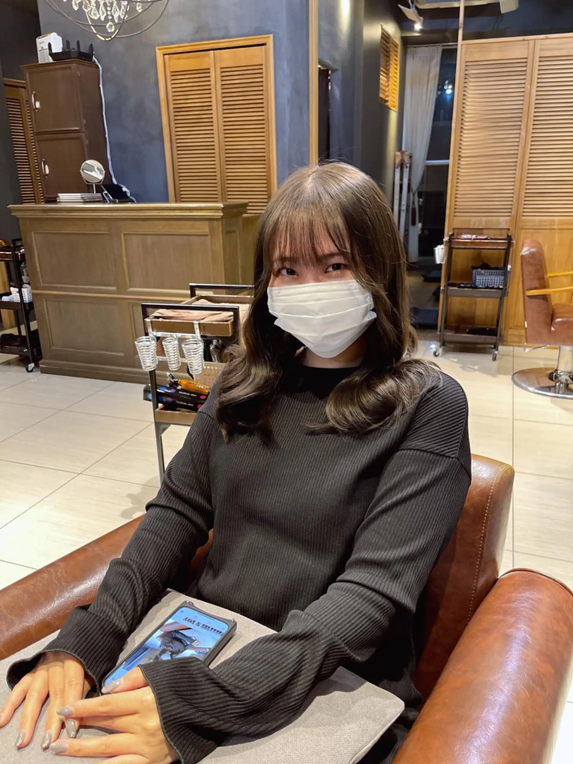 セミロング 六本木縮毛矯正/髪質 改善/LOANA鈴木のヘアスタイル