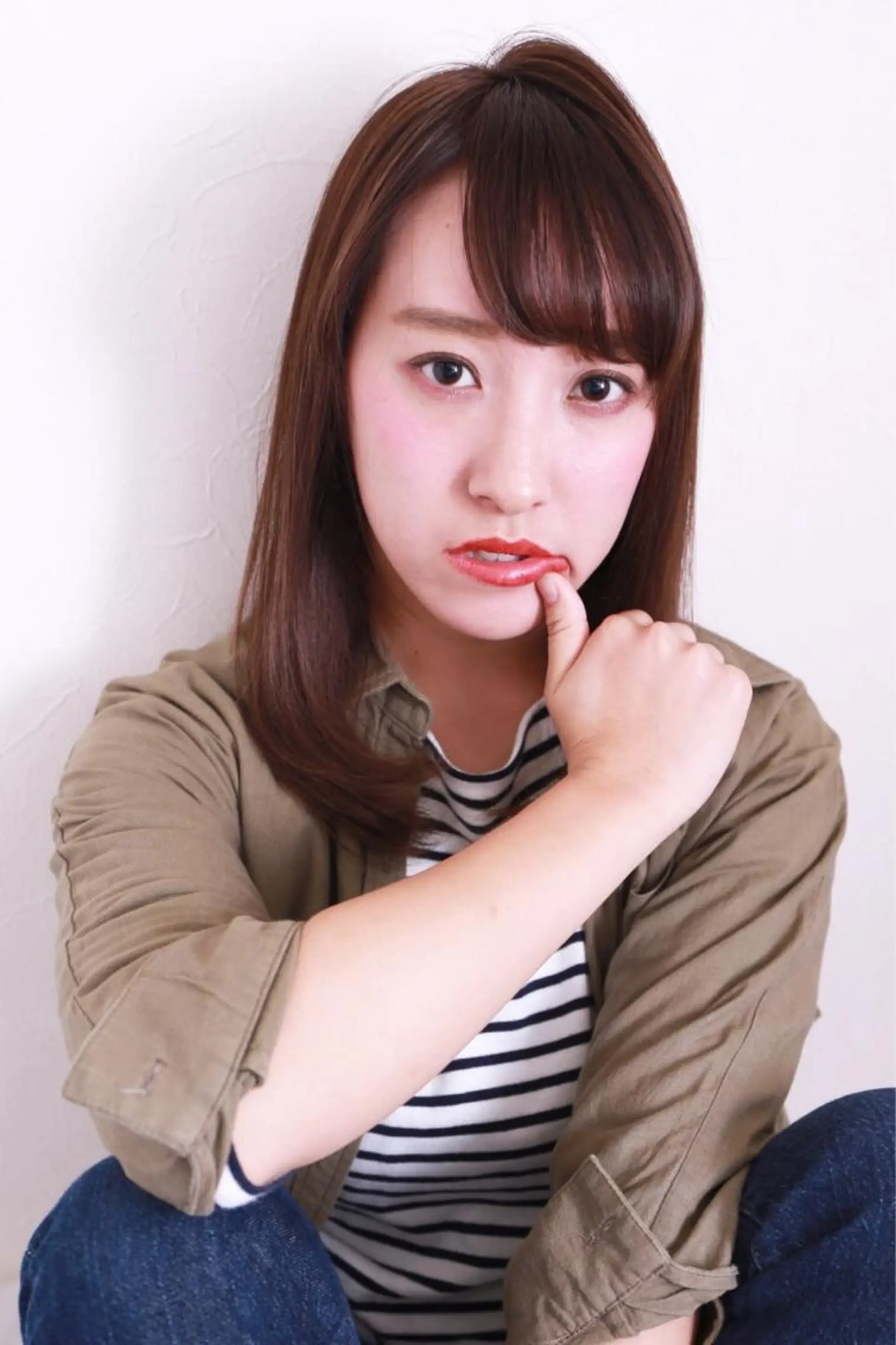 ミディアム セミロング IVY joure Suzu.のヘアスタイル