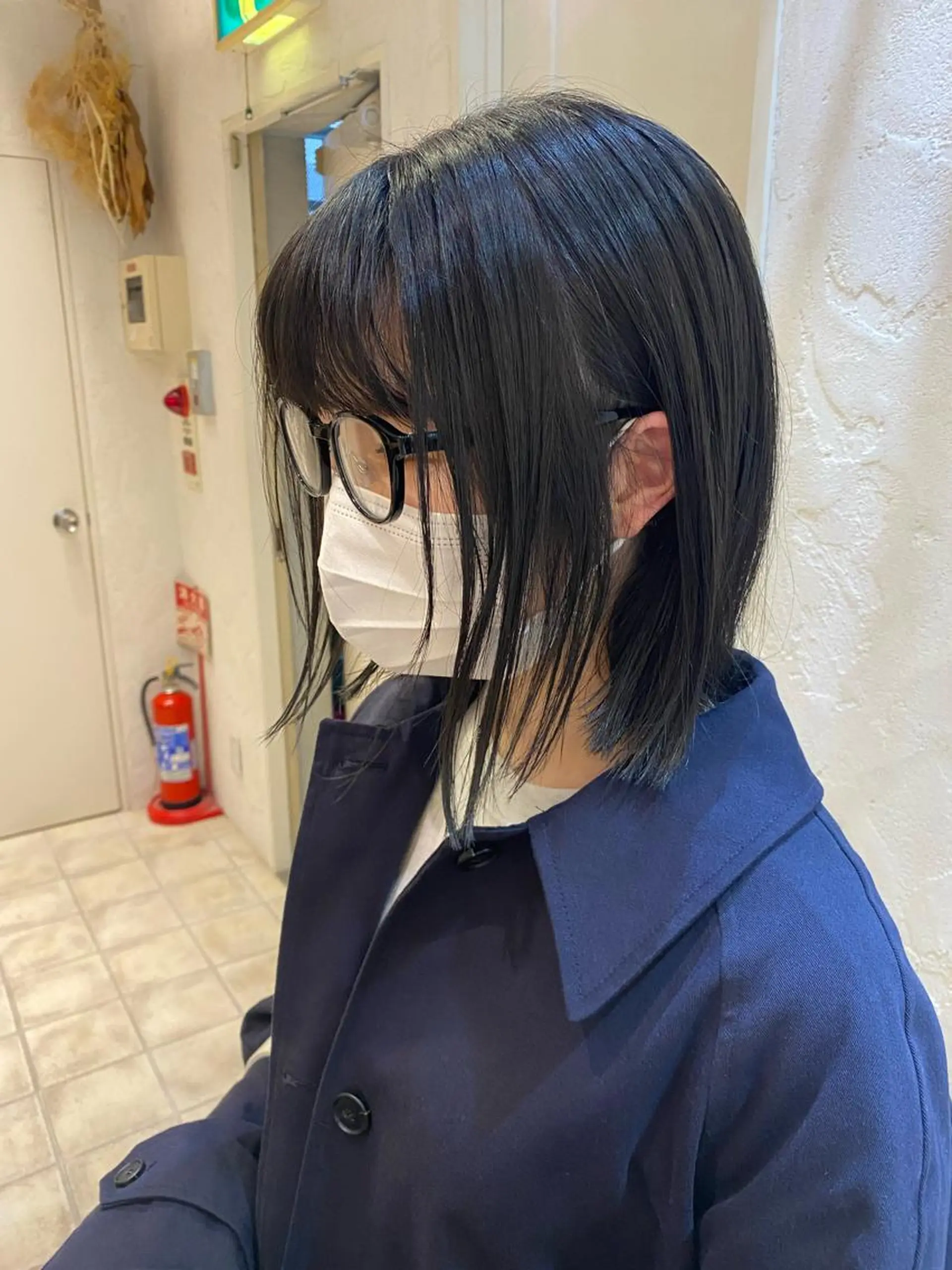 ミディアム 切りっぱなしボブ ボブ 🌸透明感艶 カラー🌸Yuukiのヘアスタイル