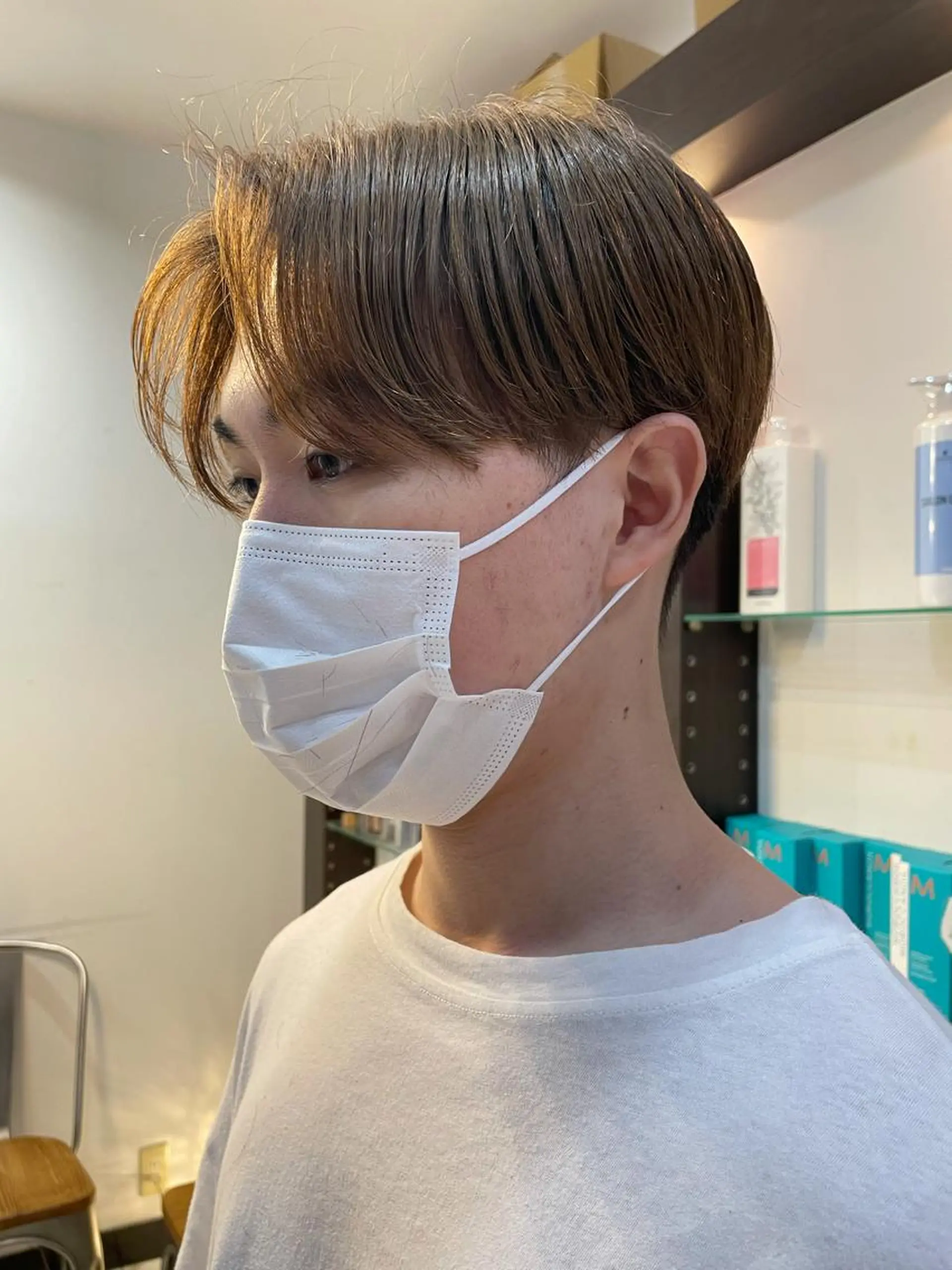 メンズ センターパート メンズ指名no'1 佐藤　亘のヘアスタイル